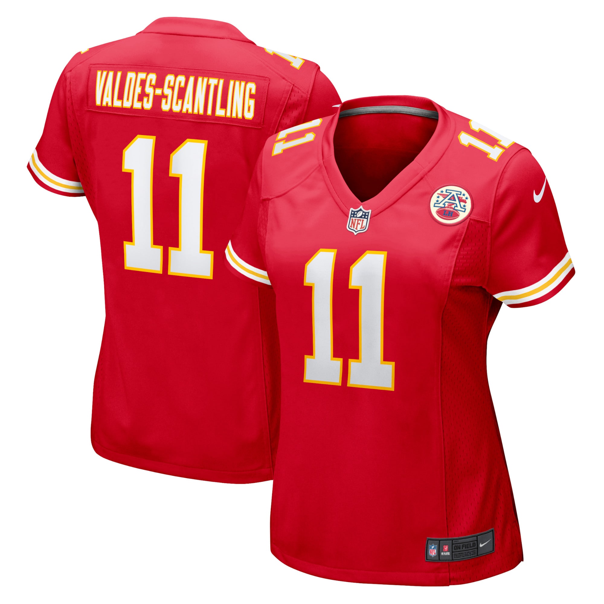 Women's Kansas City Chiefs Marquez Valdes-Scantling Red Game Jersey JS9529 nicesnker