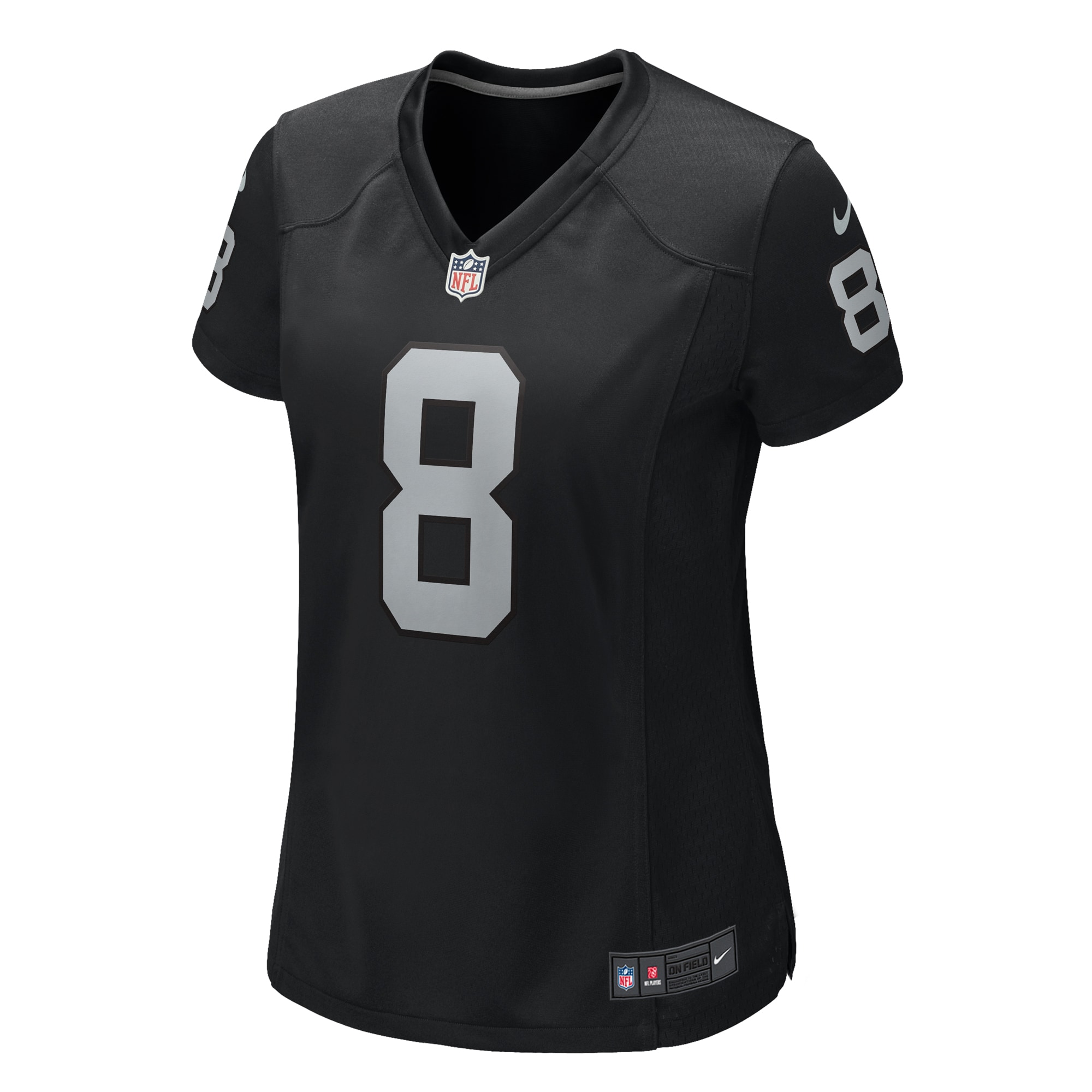 Alternative view of Women's Las Vegas Raiders Ameer Abdullah Black Game Jersey JS6977 nicesnker