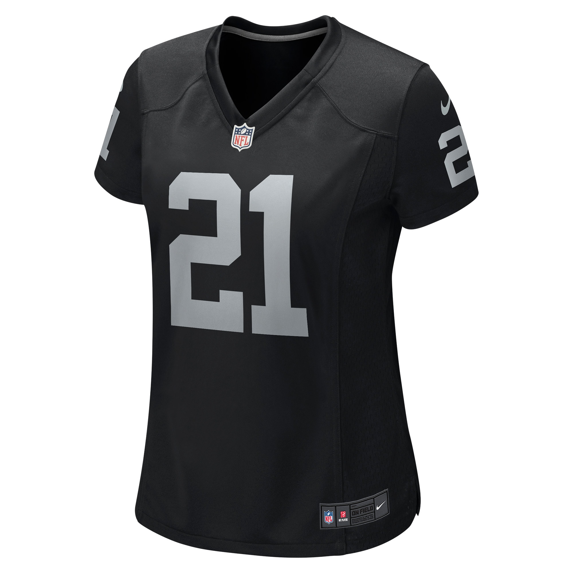 Alternative view of Women's Las Vegas Raiders Cliff Branch Black Retired Player Game Jersey JS3067 nicesnker