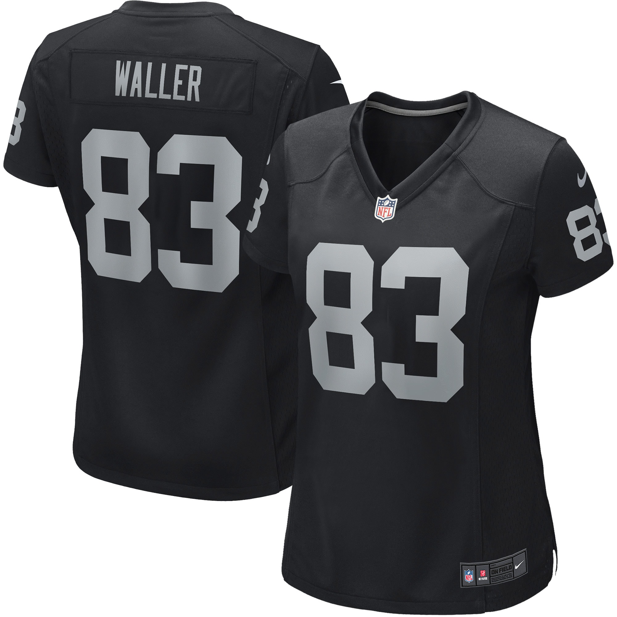 Women's Las Vegas Raiders Darren Waller Black Player Jersey JS6077 nicesnker