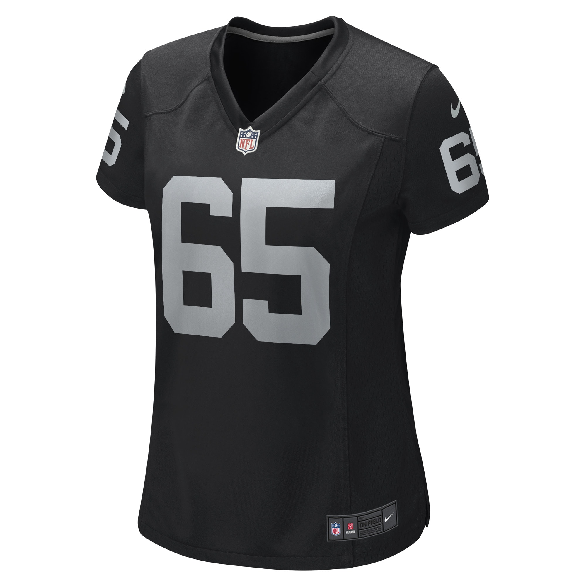 Alternative view of Women's Las Vegas Raiders Hroniss Grasu Black Game Player Jersey JS4931 nicesnker