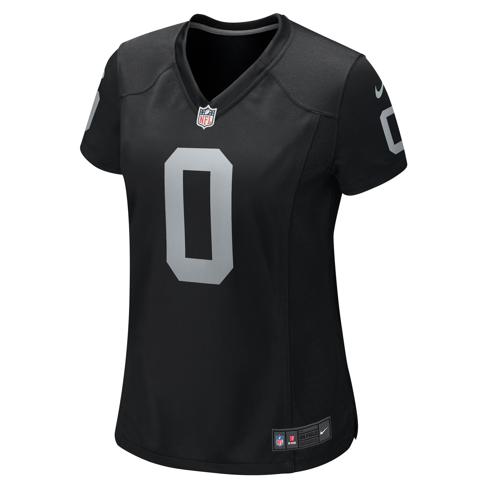 Alternative view of Women's Las Vegas Raiders Jakorian Bennett Black Team Game Jersey JS8759 nicesnker