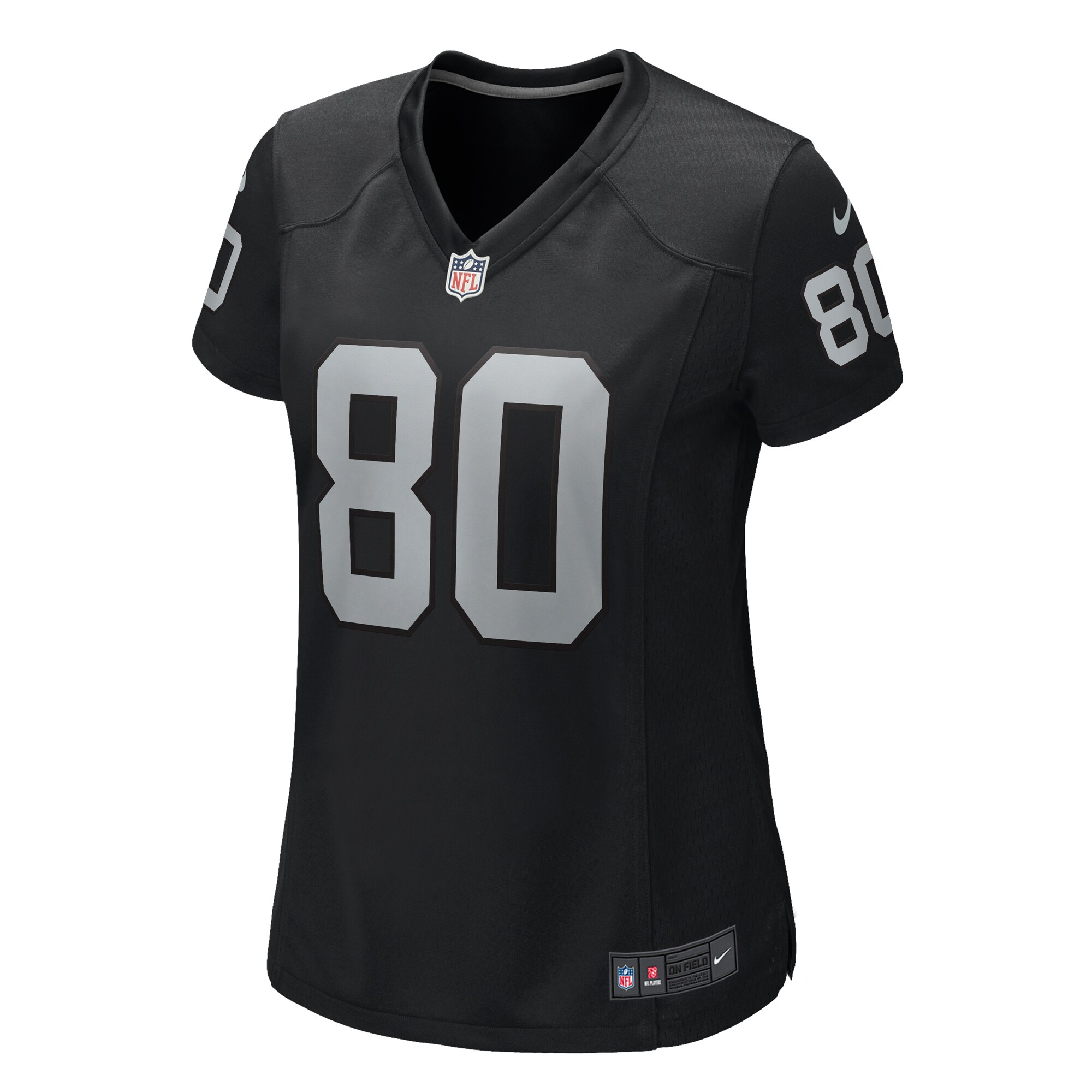 Alternative view of Women's Las Vegas Raiders Jeff Foreman Black Game Jersey JS6758 nicesnker