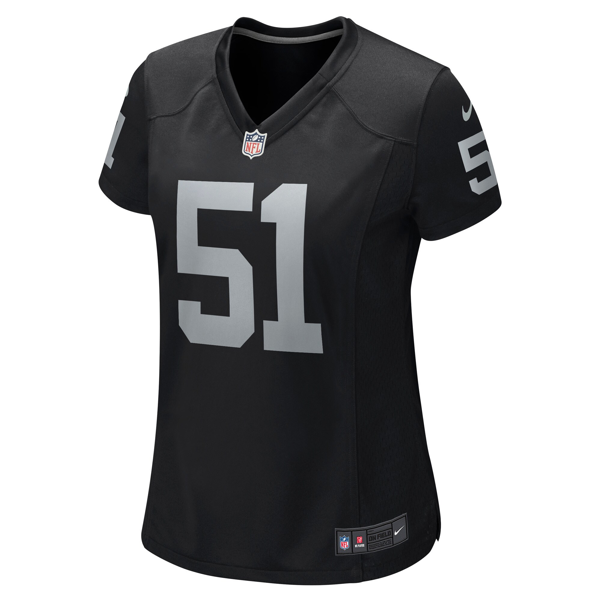 Alternative view of Women's Las Vegas Raiders Malcolm Koonce Black Game Jersey JS4422 nicesnker