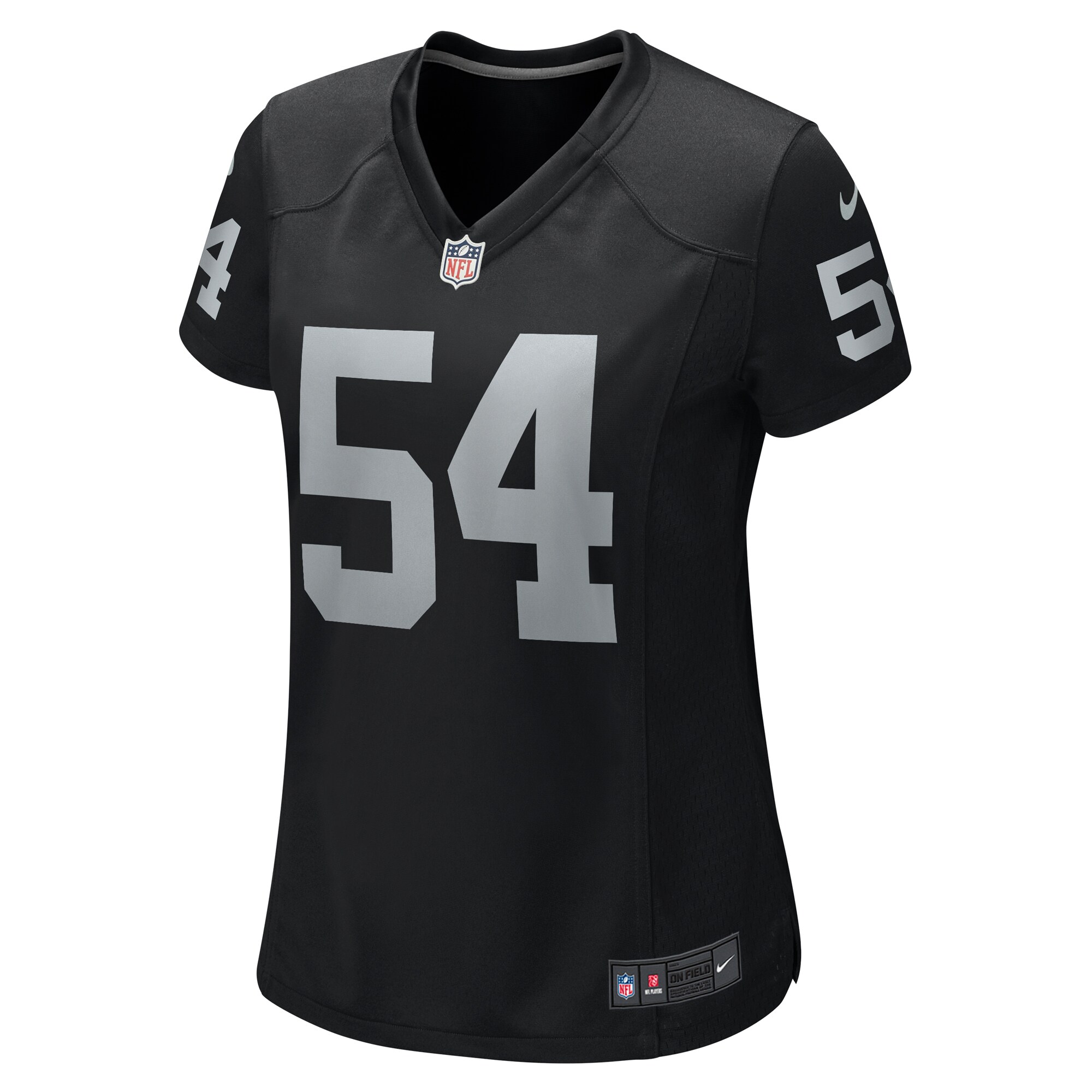 Alternative view of Women's Las Vegas Raiders Netane Muti Black Team Game Jersey JS5142 nicesnker