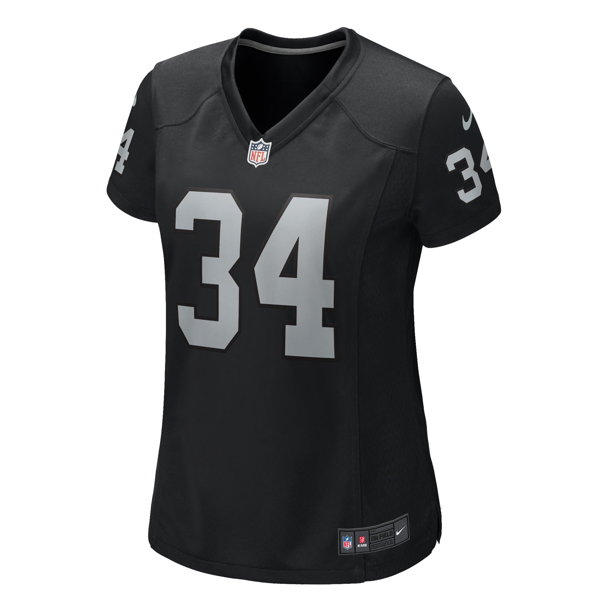 Alternative view of Women's Las Vegas Raiders Thomas Harper Black Game Jersey JS4014 nicesnker