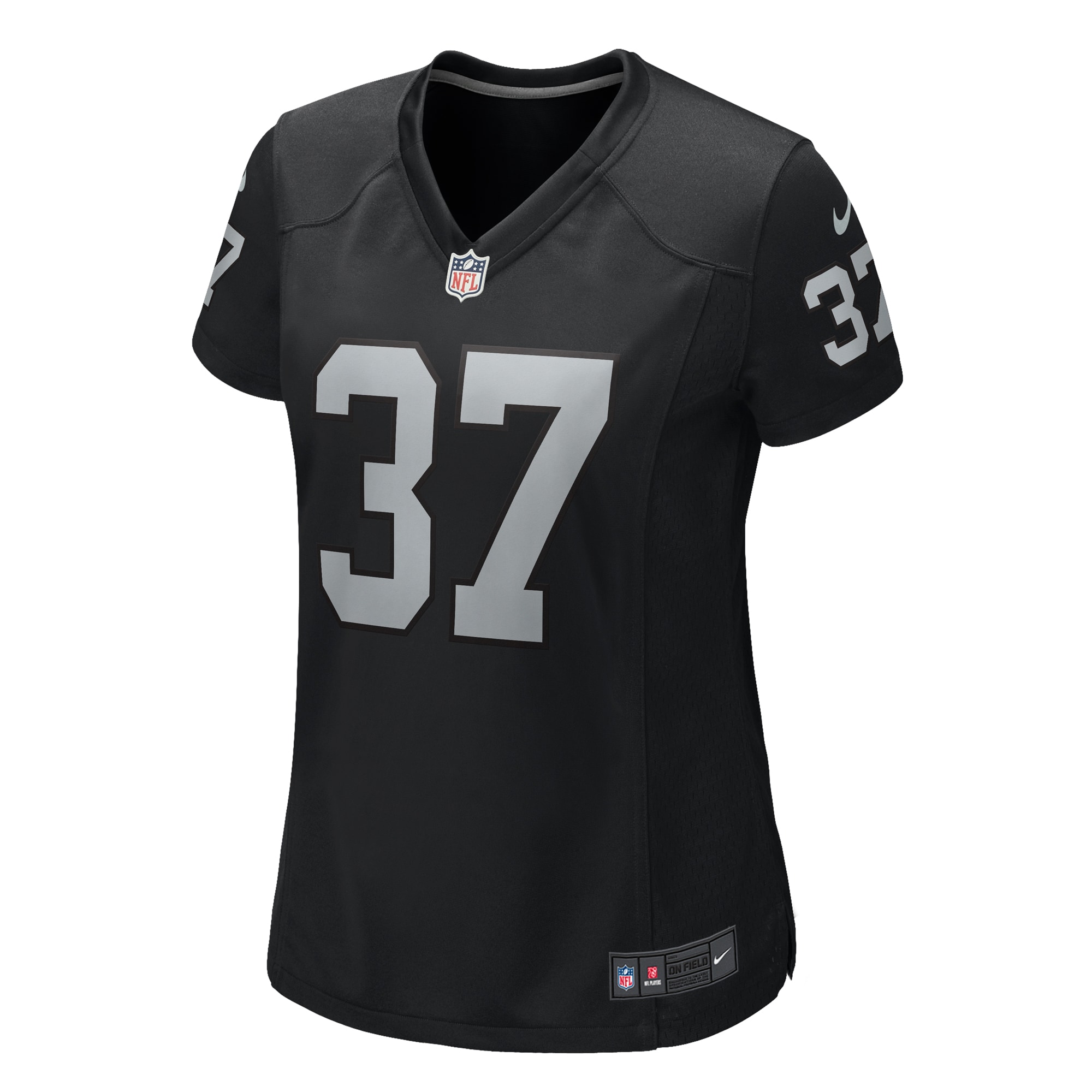 Alternative view of Women's Las Vegas Raiders Trey Taylor Black Game Jersey JS1574 nicesnker