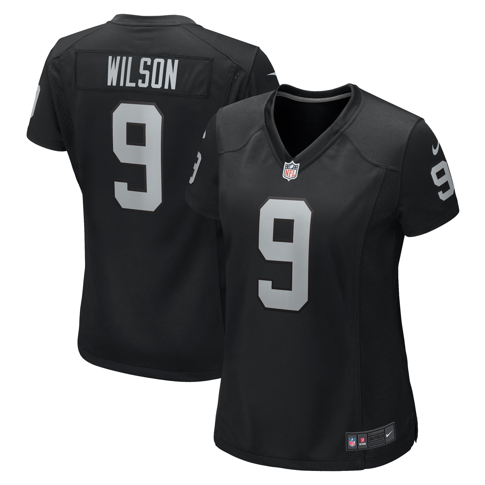 Women's Las Vegas Raiders Tyree Wilson Black Game Jersey JS5269 nicesnker