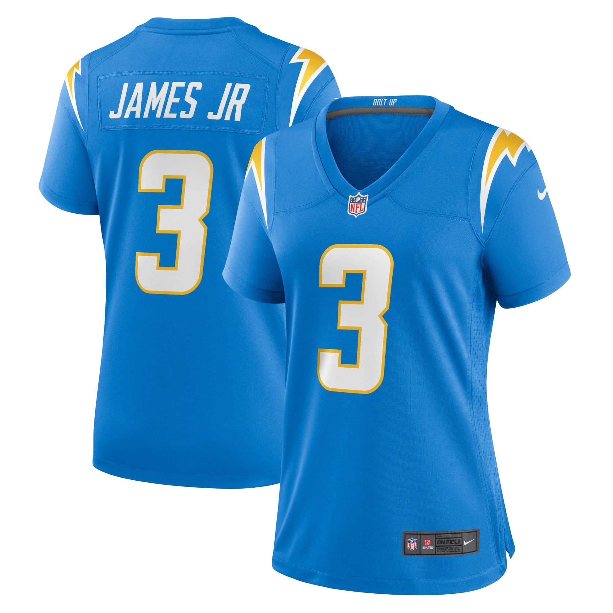 Women's Los Angeles Chargers Derwin James Jr. Powder Blue Player Jersey JS1448 nicesnker