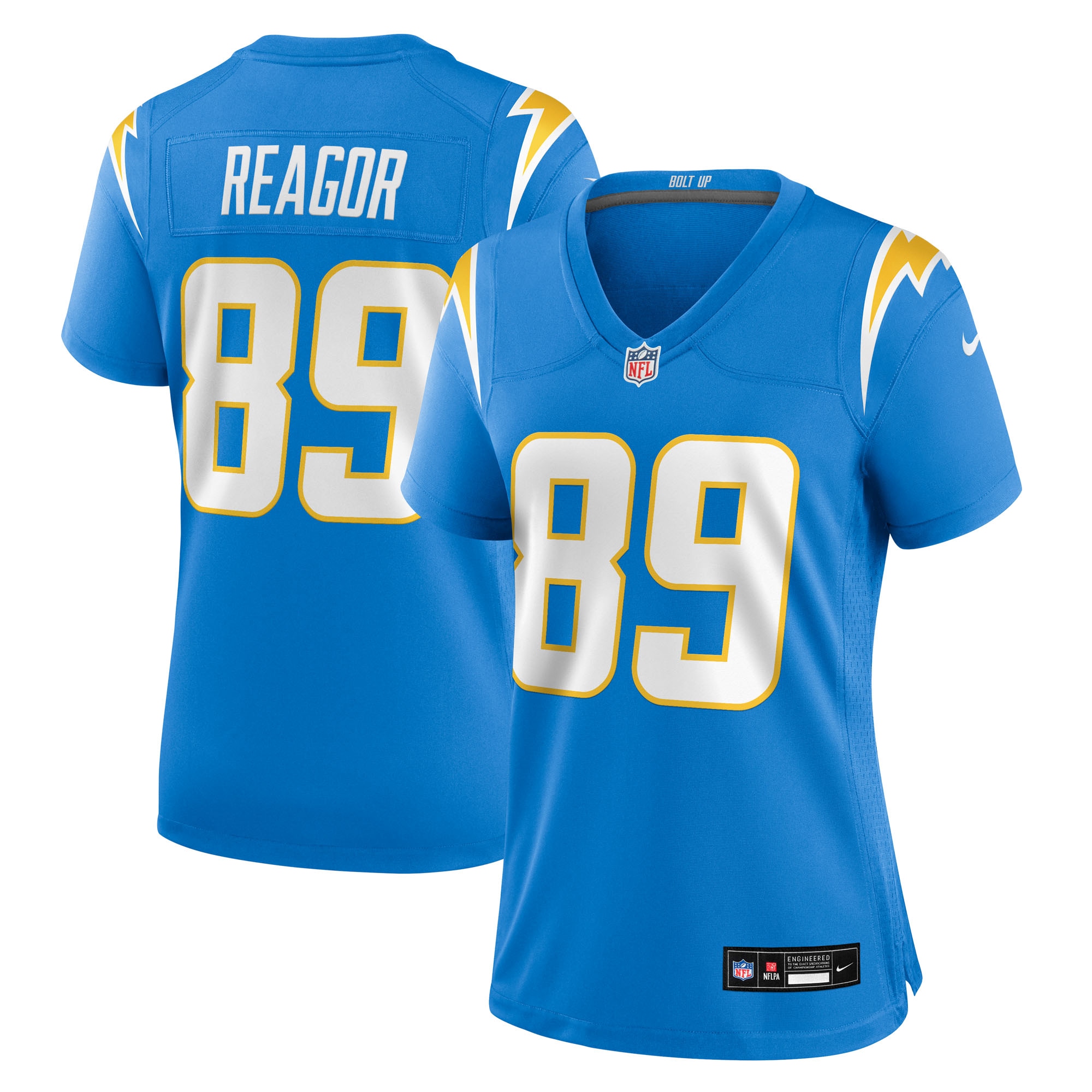 Women's Los Angeles Chargers Jalen Reagor Powder Blue Team Game Jersey JS8478 nicesnker