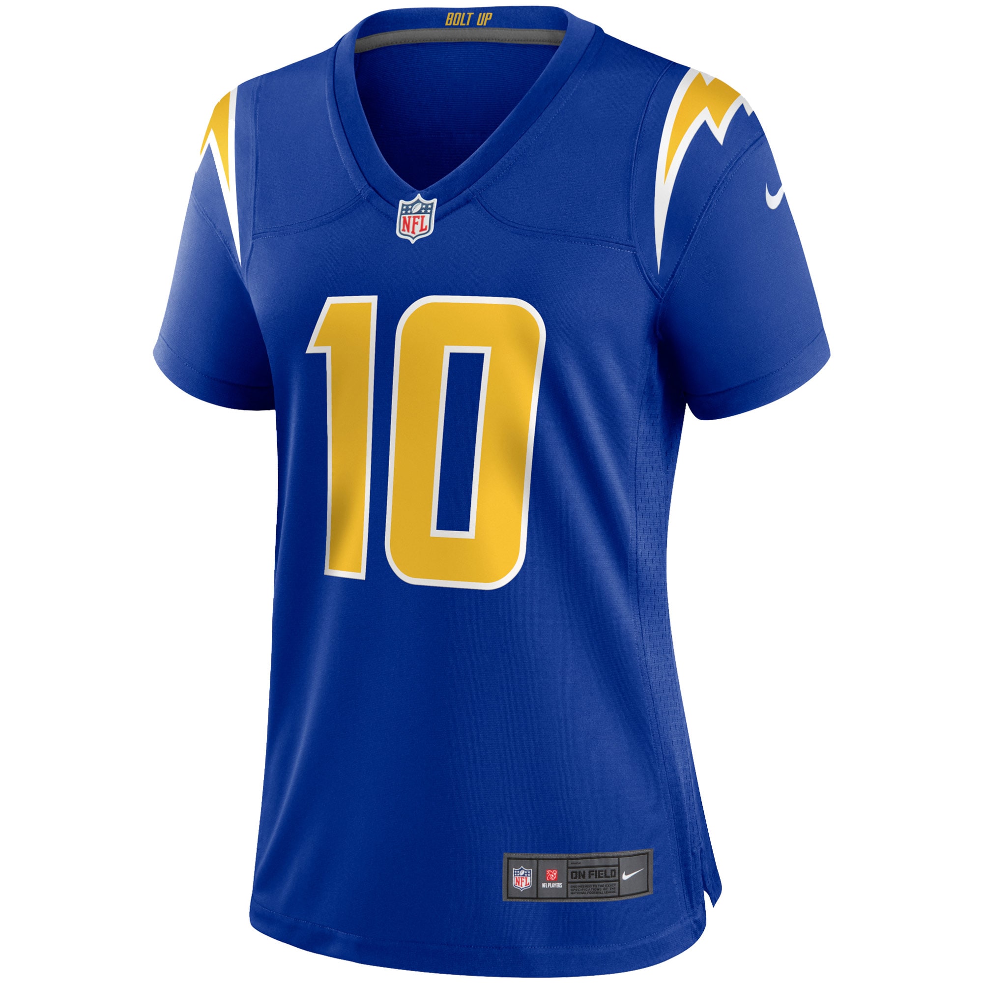 Alternative view of Women's Los Angeles Chargers Justin Herbert Royal Game Jersey JS5586 nicesnker