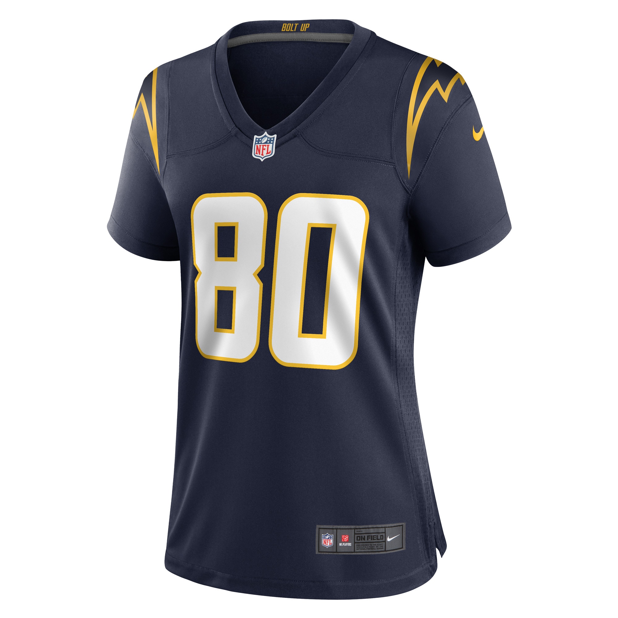 Alternative view of Women's Los Angeles Chargers Kellen Winslow Navy Retired Player Jersey JS4303 nicesnker