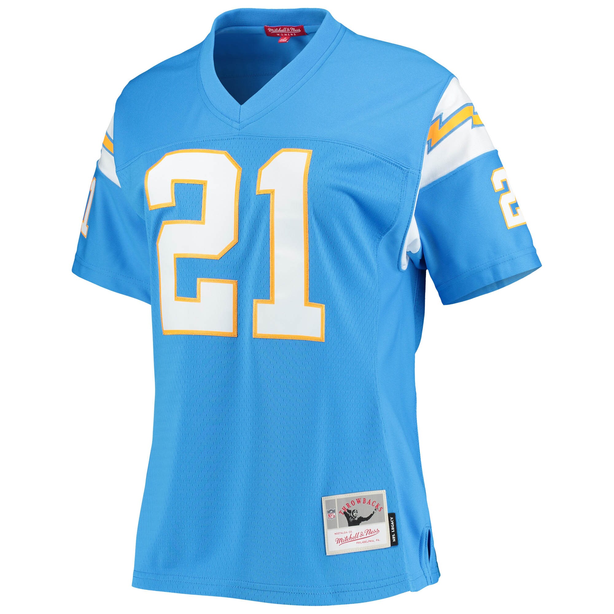 Alternative view of Women's Los Angeles Chargers LaDainian Tomlinson Mitchell & Ness Powder Blue Legacy Player Jersey JS5102 nicesnker