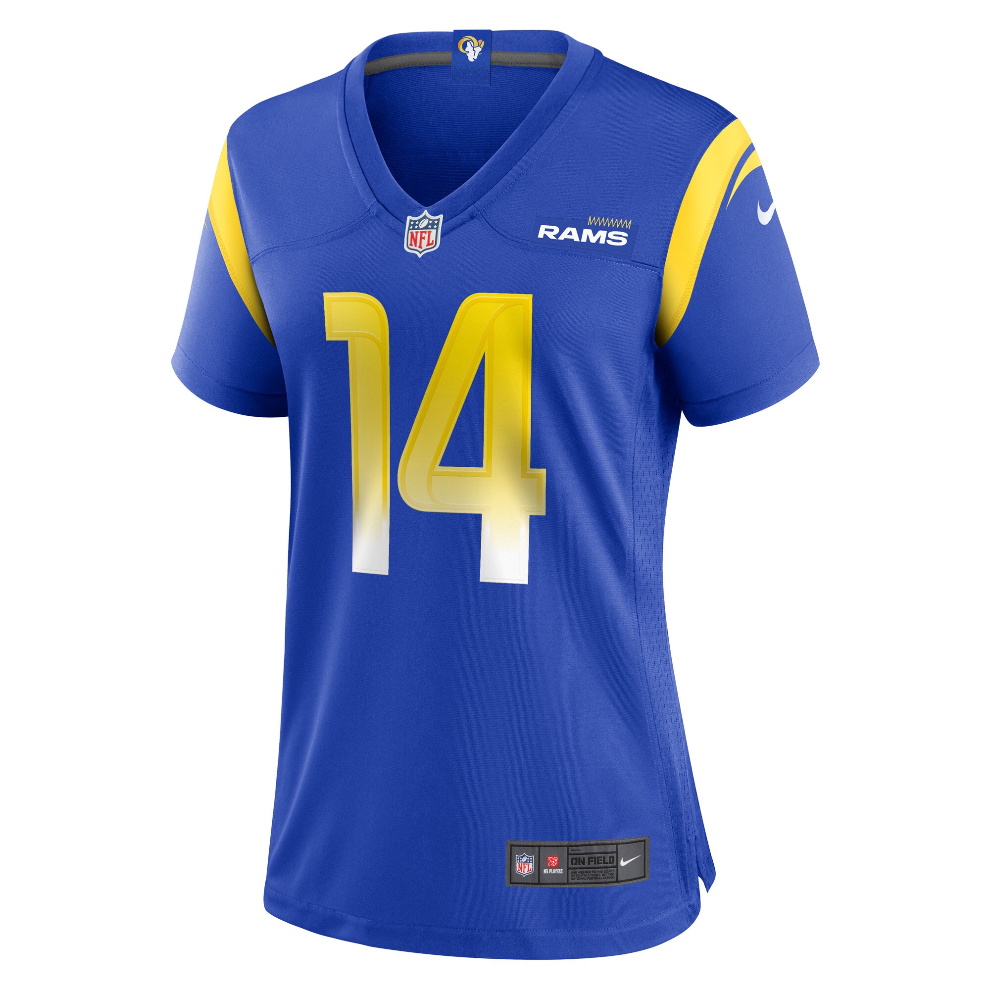 Alternative view of Women's Los Angeles Rams Cobie Durant Royal Game Player Jersey JS8333 nicesnker