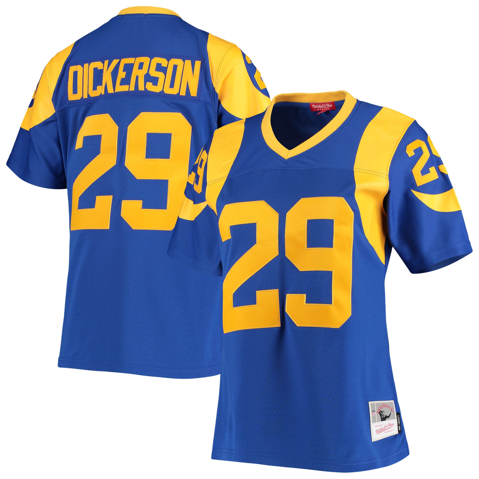 Women's Los Angeles Rams Eric Dickerson Mitchell & Ness Royal Legacy Team Jersey JS9594 nicesnker