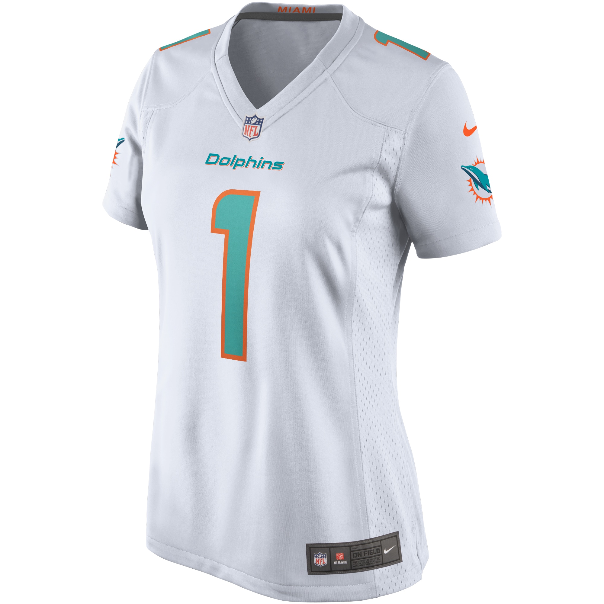 Alternative view of Women's Miami Dolphins Tua Tagovailoa White Game Jersey JS4735 nicesnker