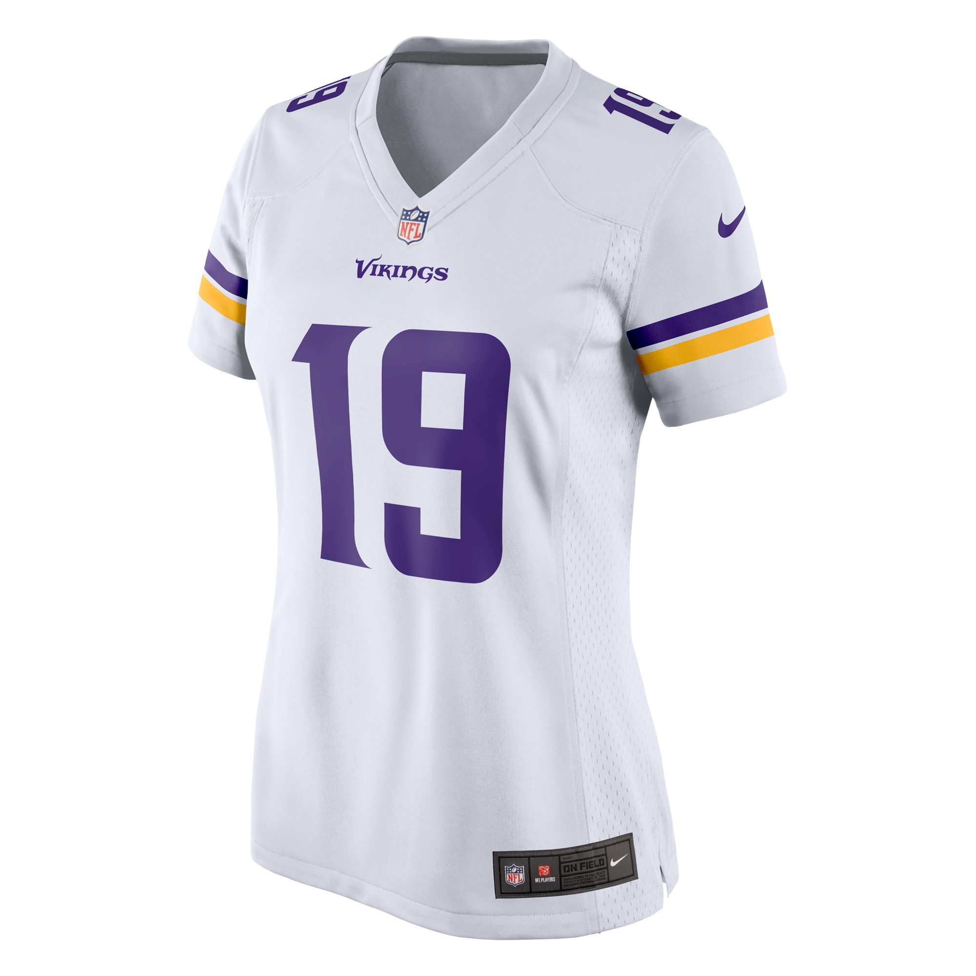 Alternative view of Women's Minnesota Vikings Adam Thielen White Game Jersey JS5386 nicesnker