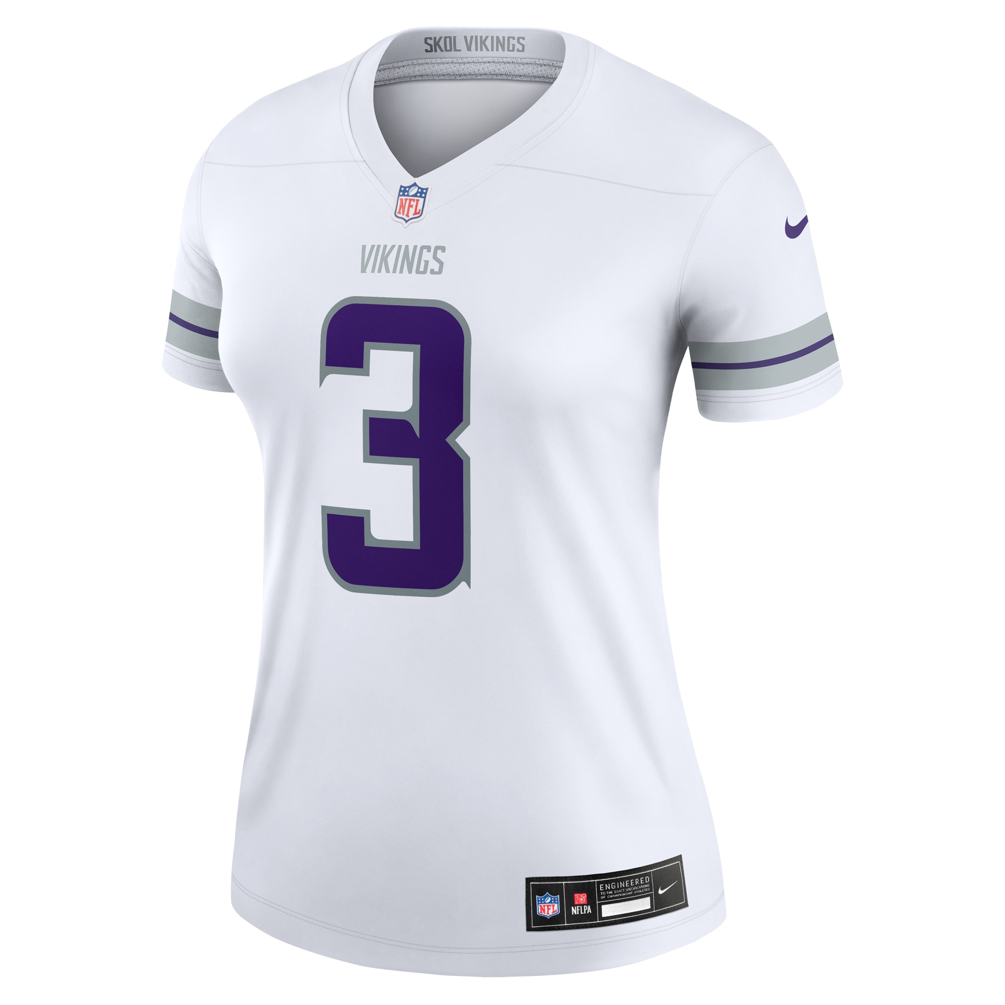 Alternative view of Women's Minnesota Vikings Addison White Alternate Legend Player Performance Top JS4444 nicesnker