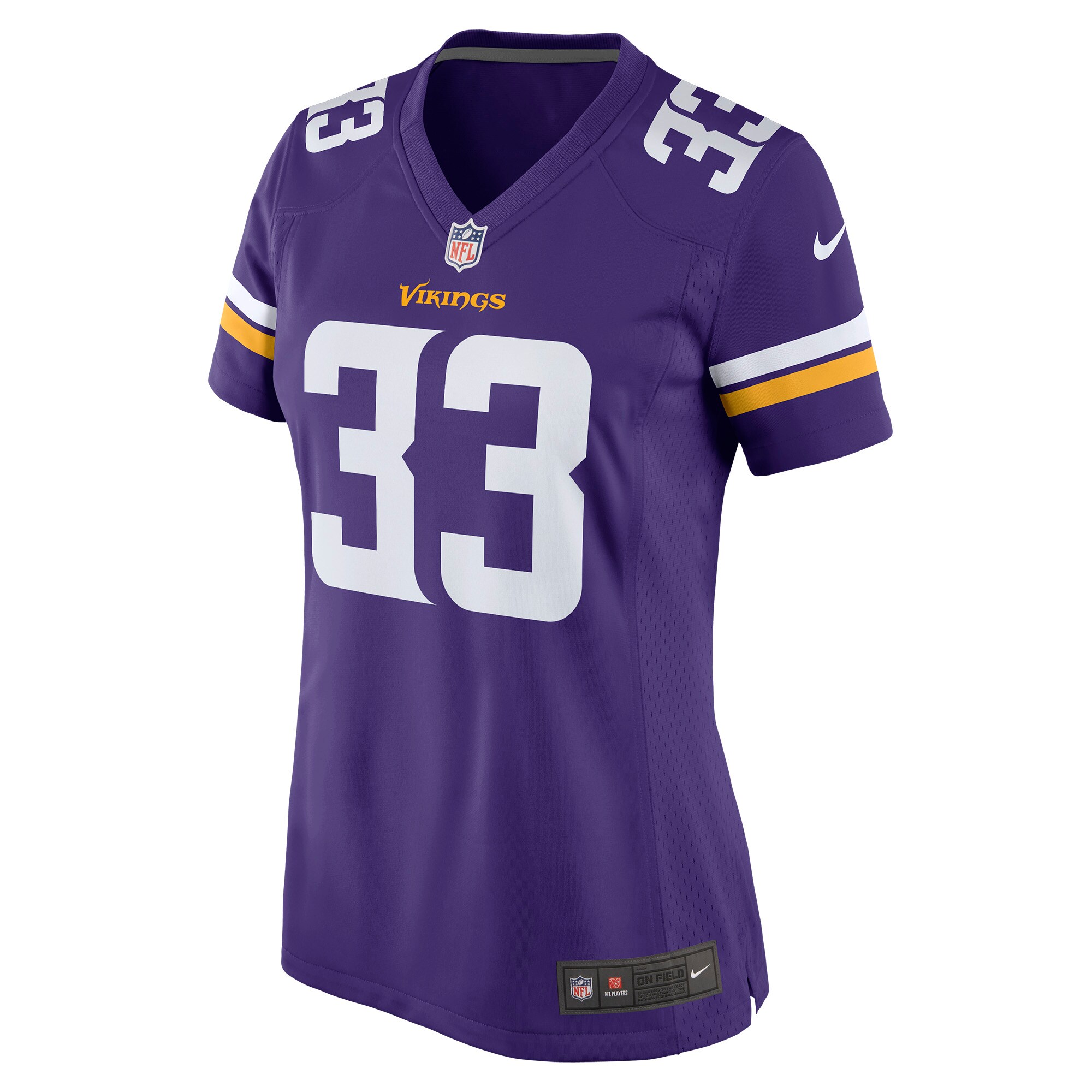 Alternative view of Women's Minnesota Vikings Brian Asamoah Purple Player Game Jersey JS5274 nicesnker