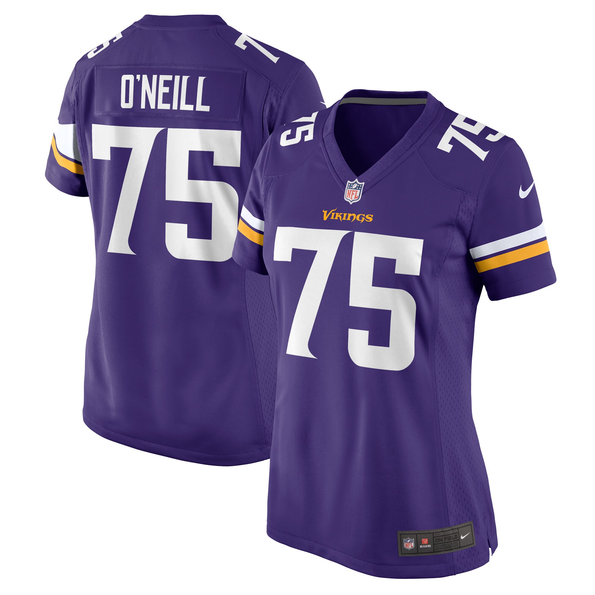 Women's Minnesota Vikings Brian O'Neill Purple Game Jersey JS1119 nicesnker