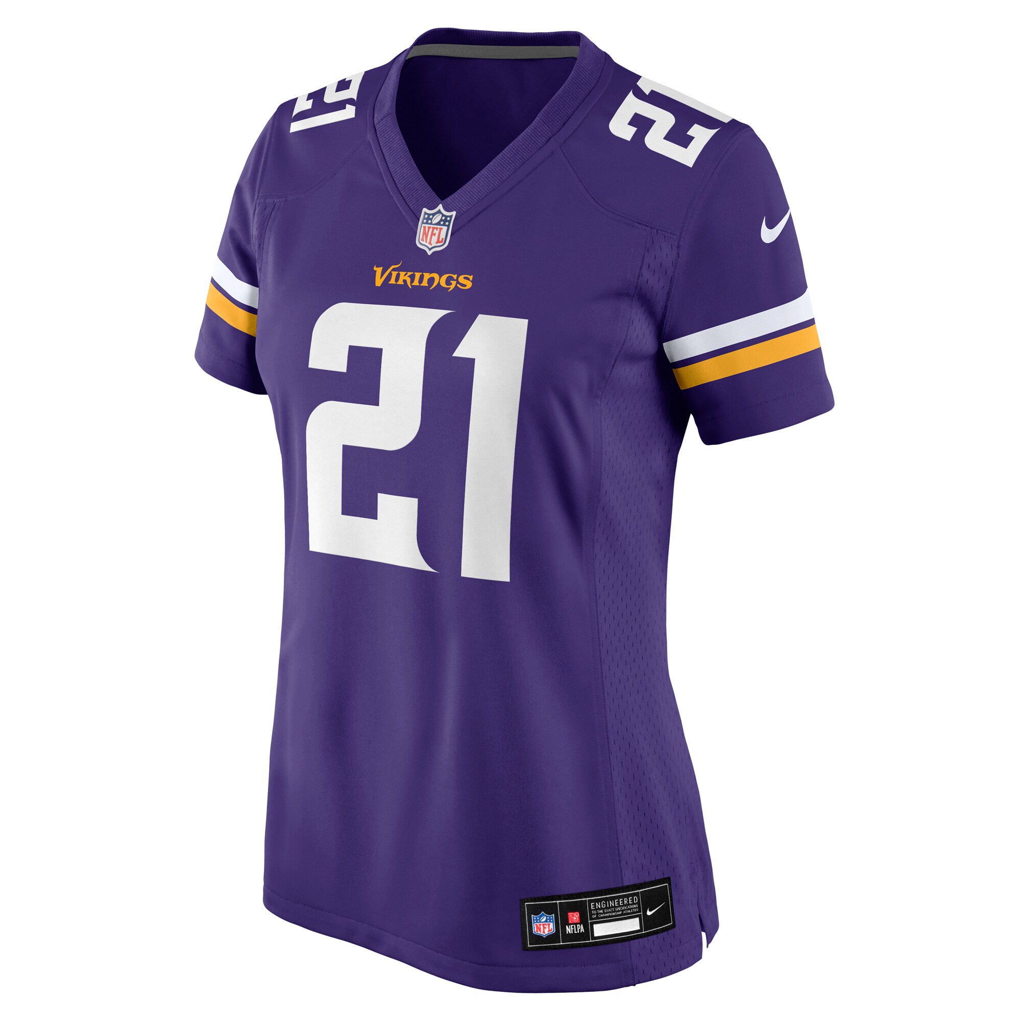 Alternative view of Women's Minnesota Vikings Kelvin Joseph Jr. Purple Team Game Jersey JS6377 nicesnker