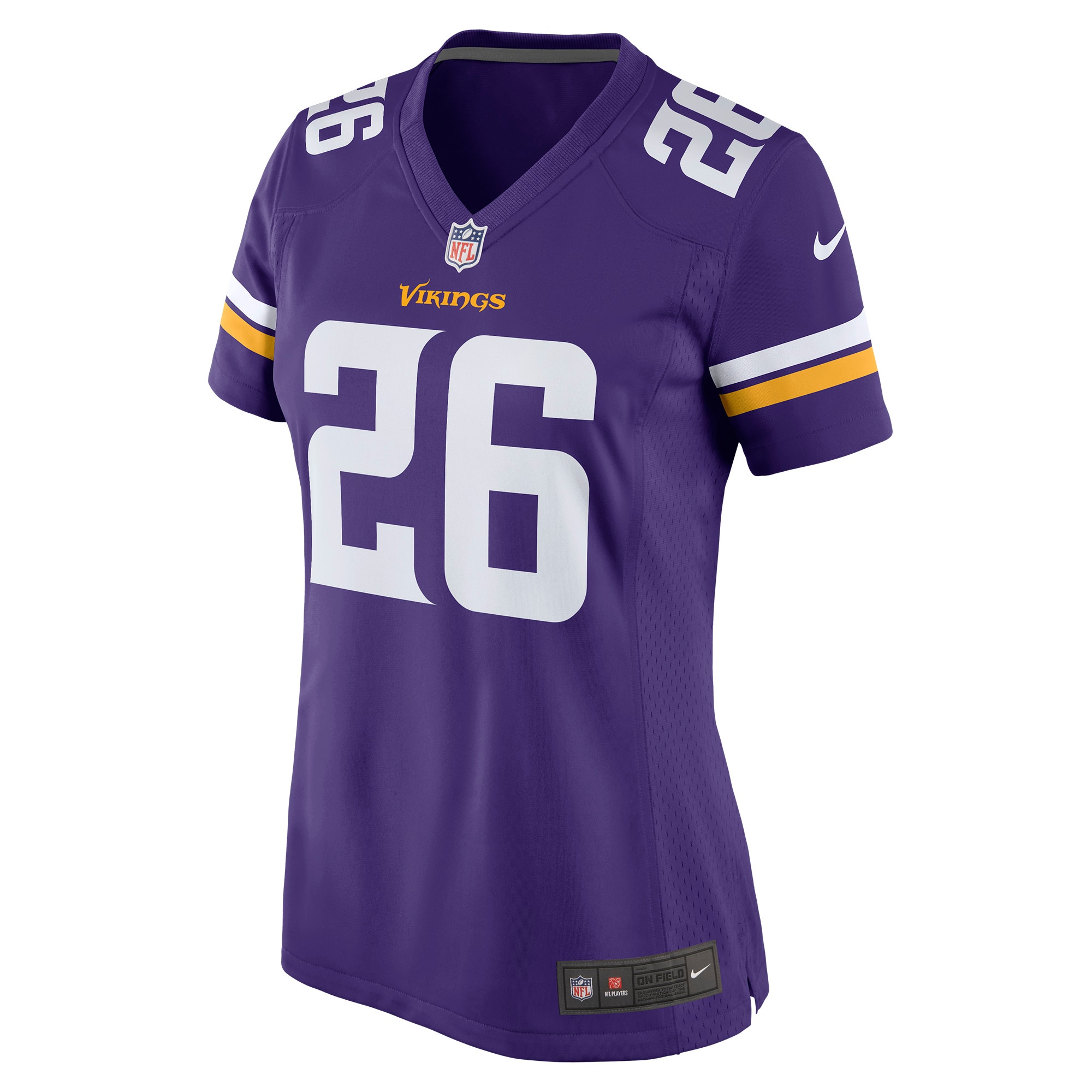 Alternative view of Women's Minnesota Vikings Kene Nwangwu Purple Game Jersey JS2688 nicesnker
