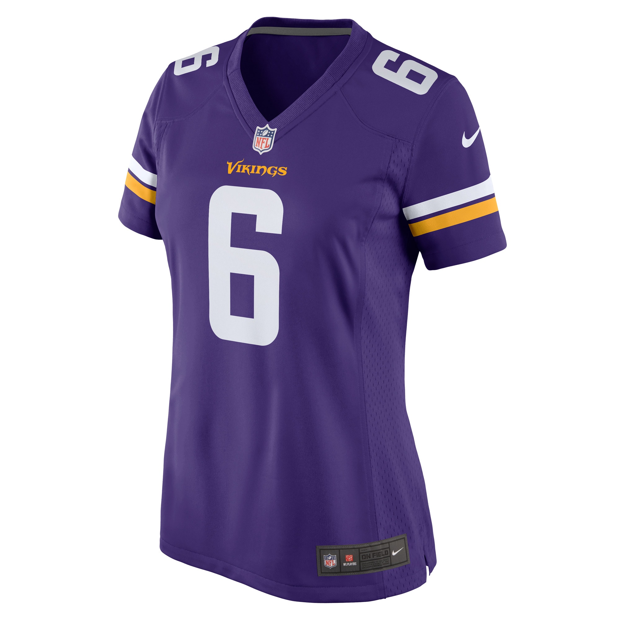 Alternative view of Women's Minnesota Vikings Lewis Cine Purple Game Player Jersey JS7460 nicesnker