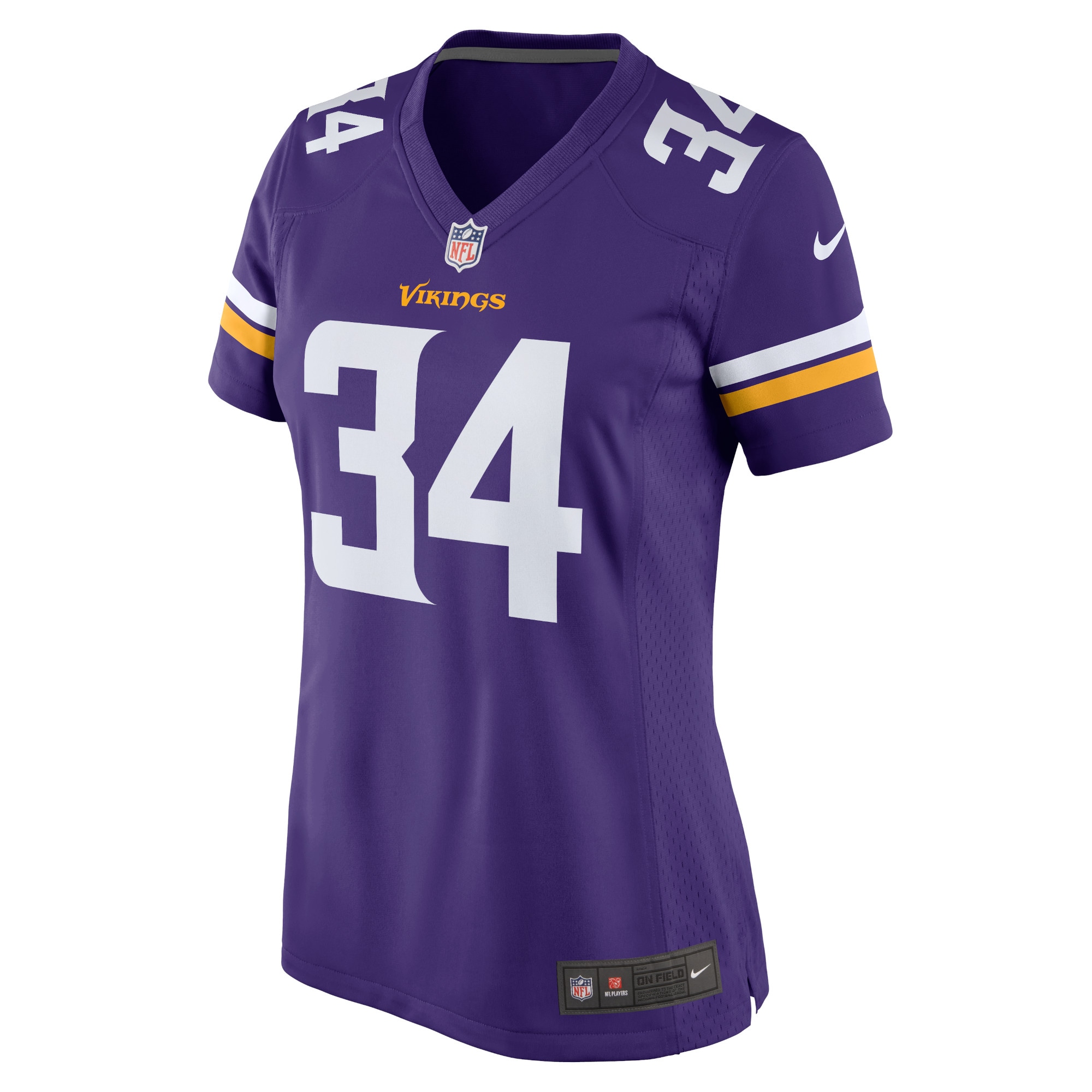 Alternative view of Women's Minnesota Vikings Nick Muse Purple Home Game Player Jersey JS7530 nicesnker