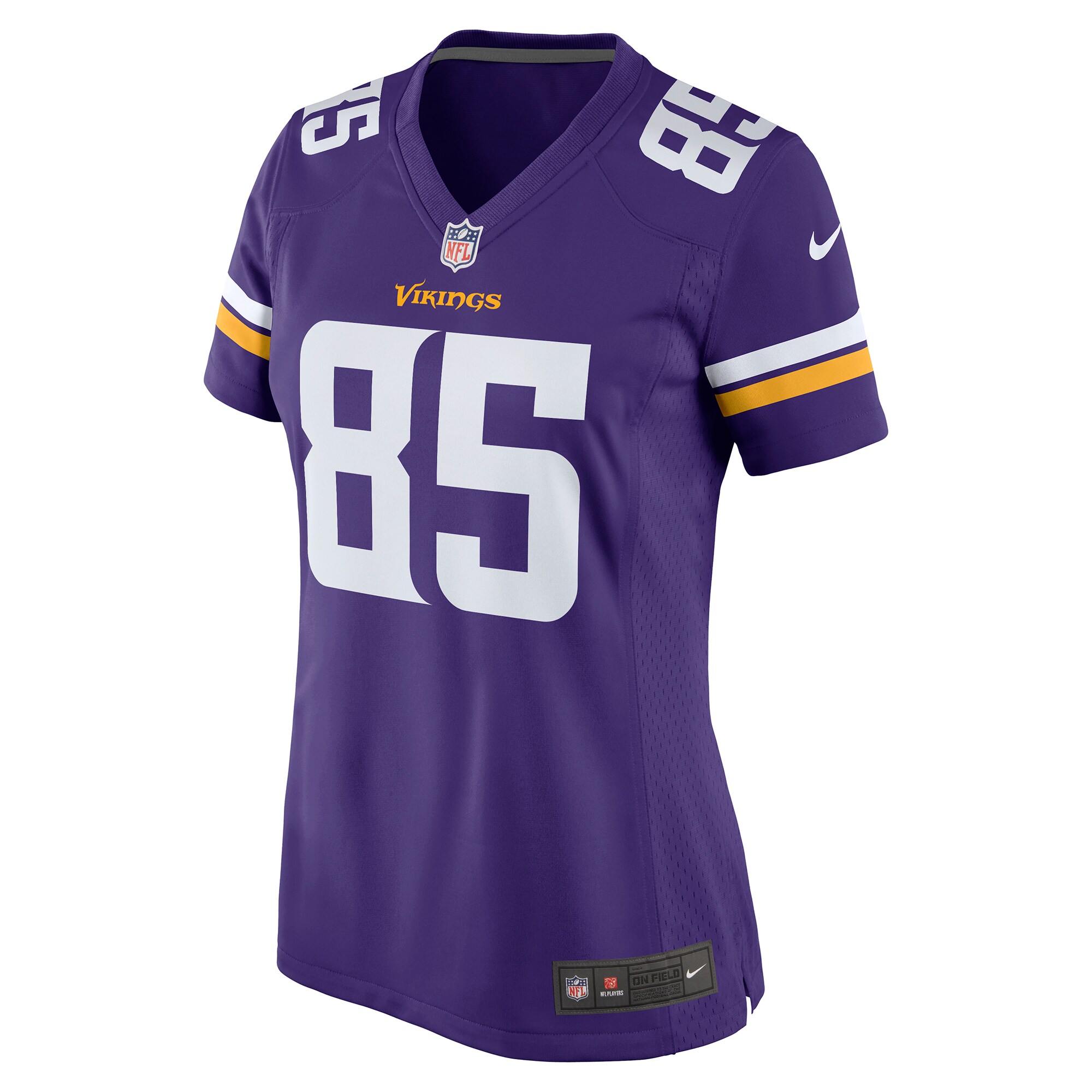 Alternative view of Women's Minnesota Vikings Robert Tonyan Purple Team Game Jersey JS4519 nicesnker