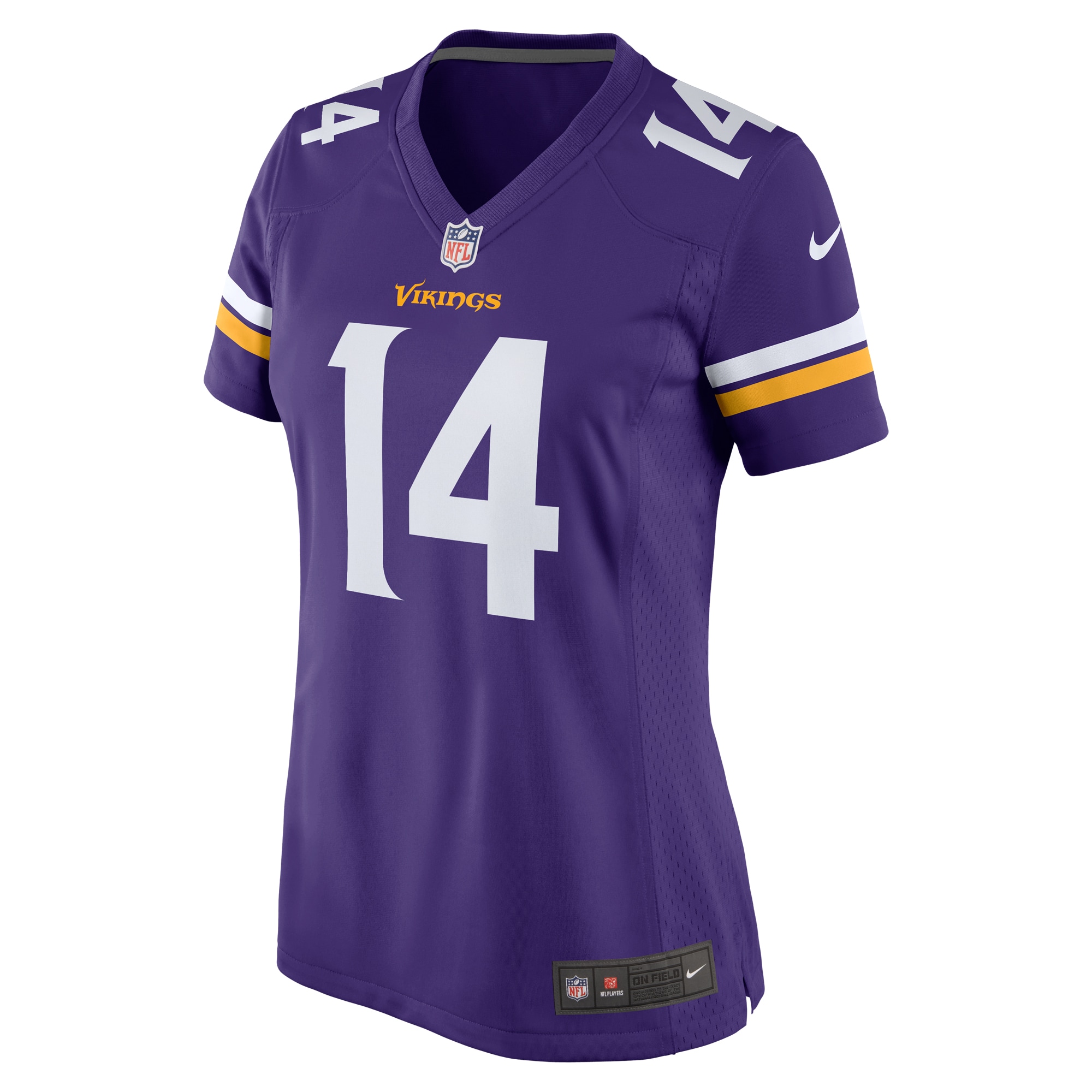 Alternative view of Women's Minnesota Vikings Sam Darnold Purple Team Game Jersey JS9057 nicesnker