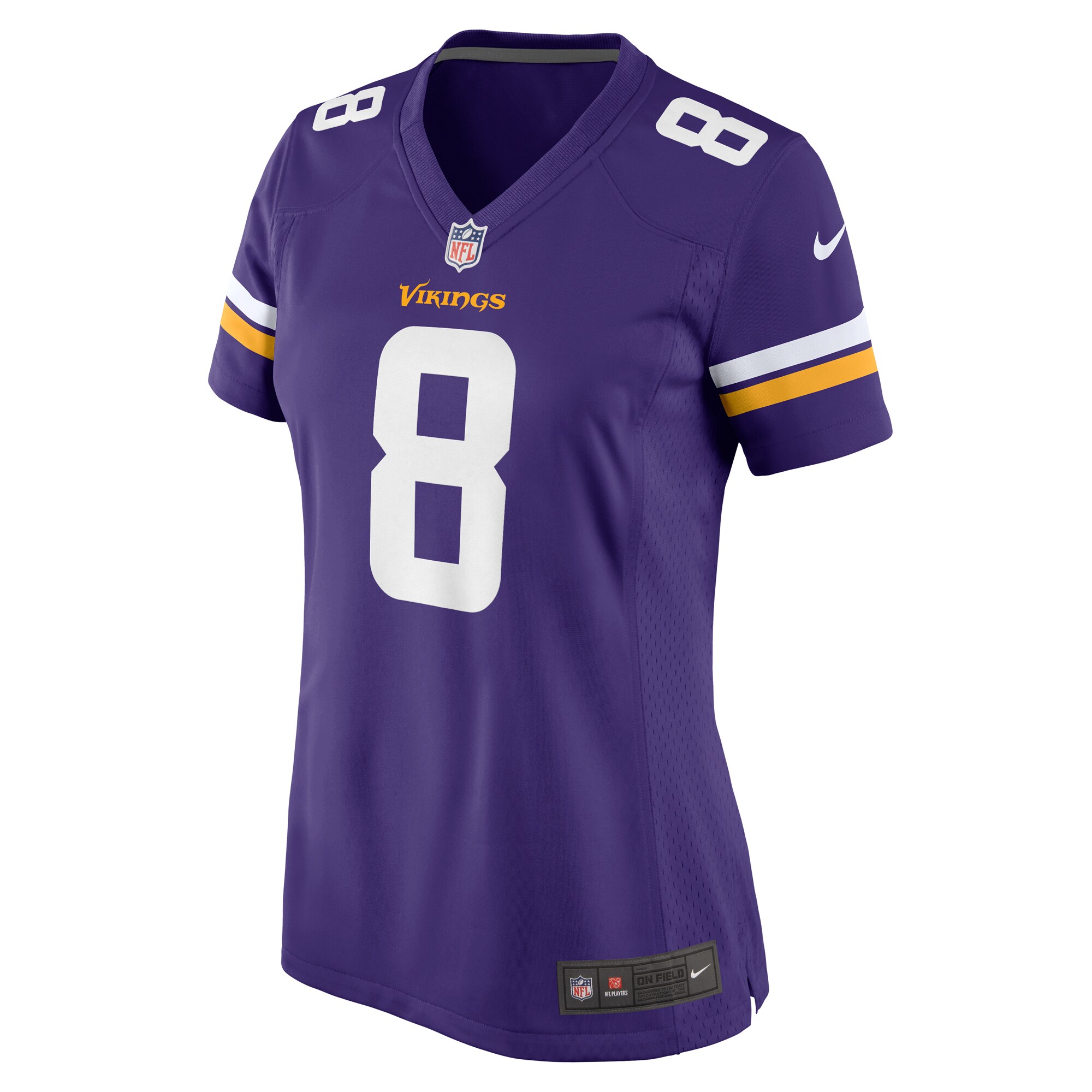 Alternative view of Women's Minnesota Vikings Trishton Jackson Purple Game Jersey JS5101 nicesnker