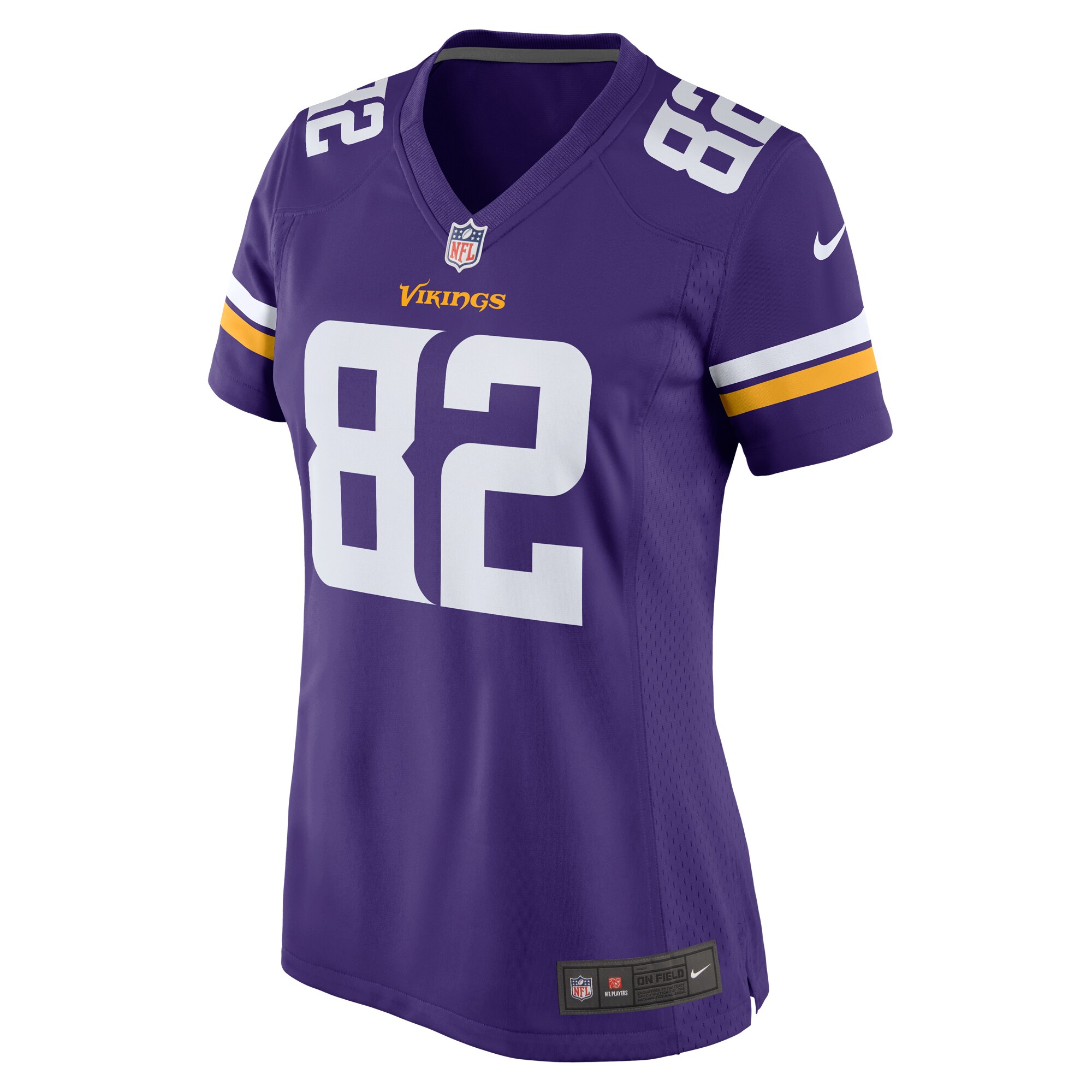 Alternative view of Women's Minnesota Vikings Troy Fumagalli Purple Game Jersey JS6247 nicesnker