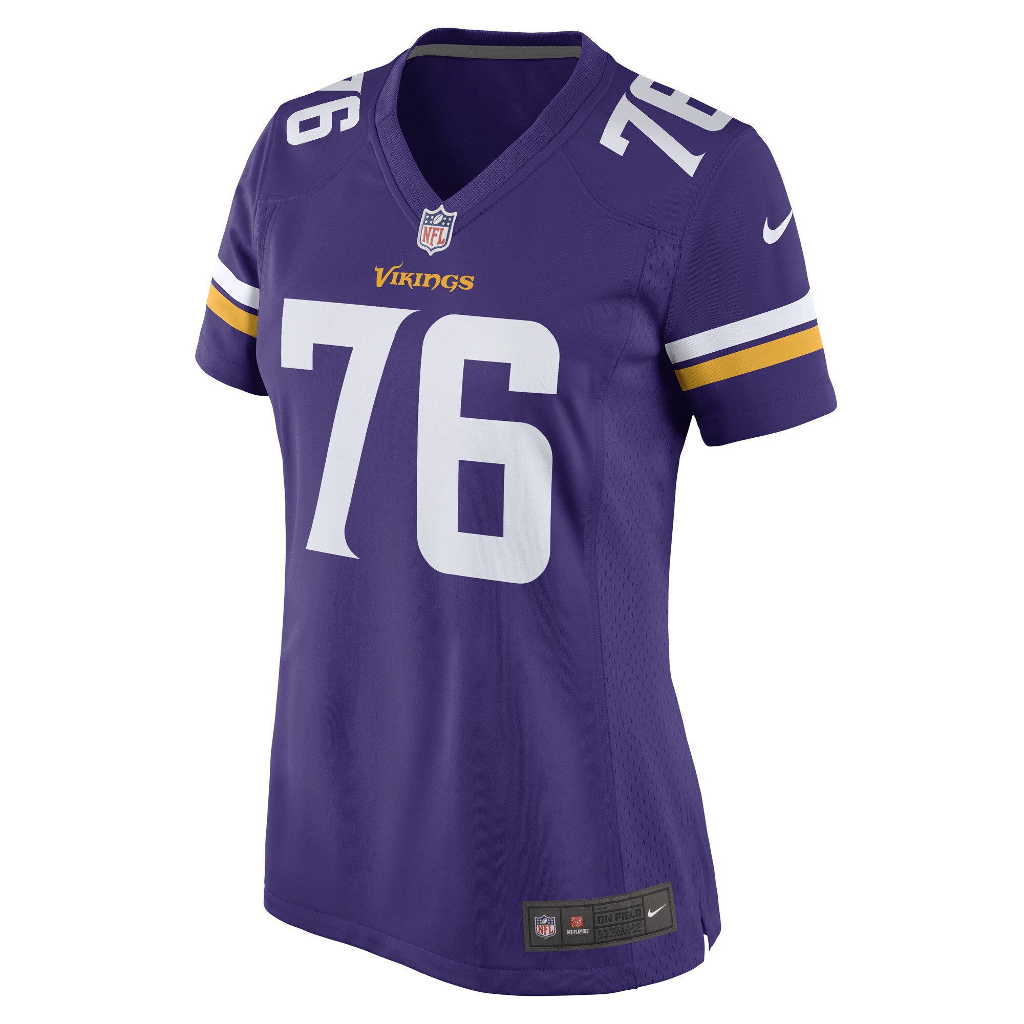 Alternative view of Women's Minnesota Vikings T.Y. McGill Jr. Purple Game Player Jersey JS7273 nicesnker