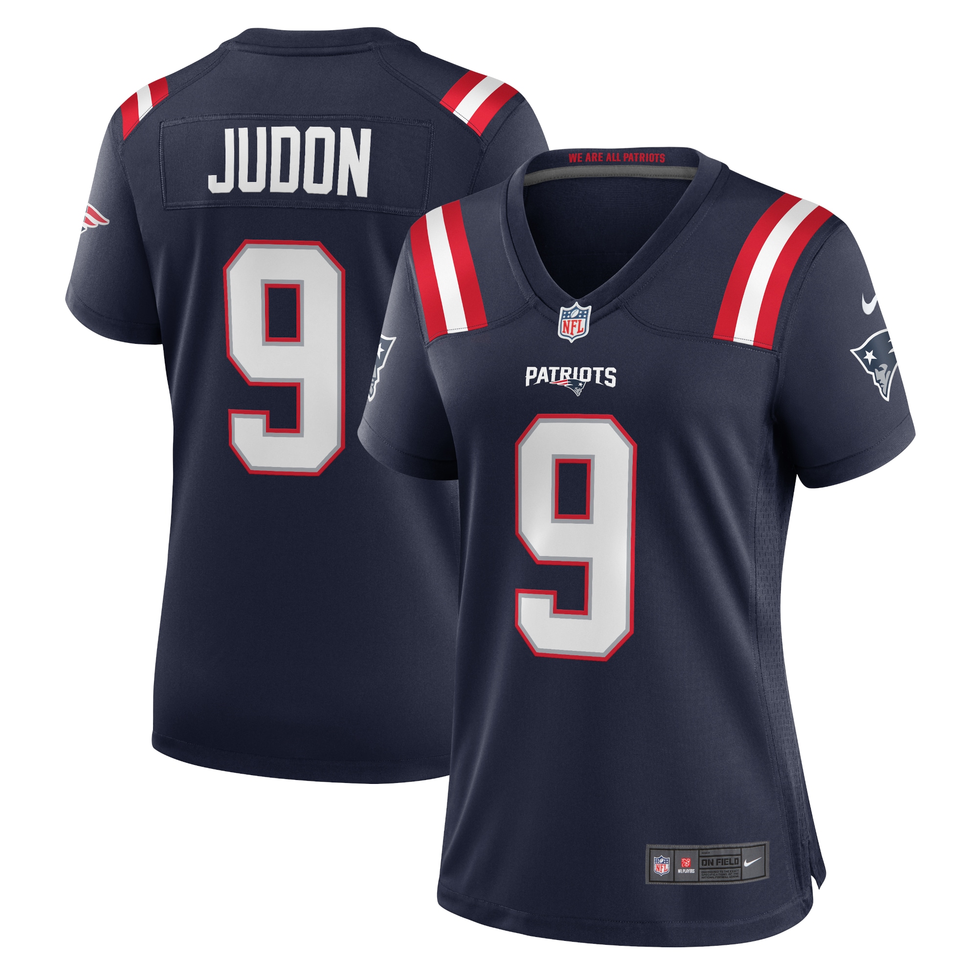 Women's New England Patriots Matthew Judon Navy Team Game Jersey JS6615 nicesnker