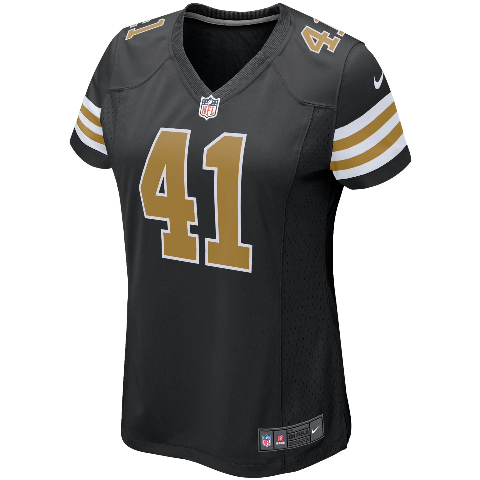 Alternative view of Women's New Orleans Saints Alvin Kamara Black Player Jersey JS1299 nicesnker