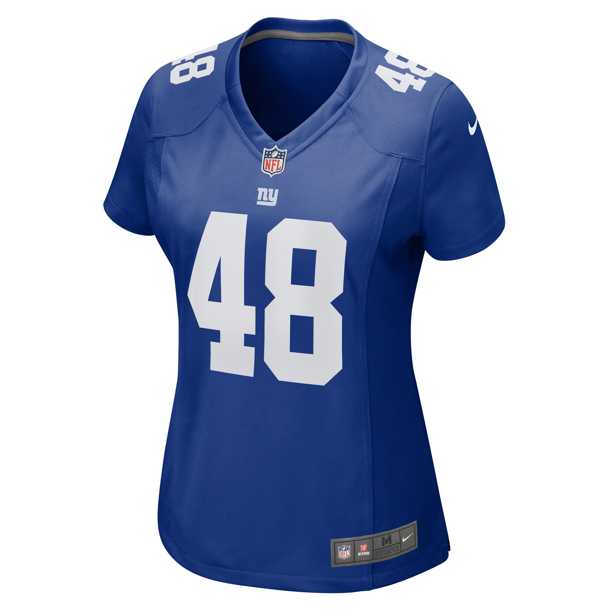 Alternative view of Women's New York Giants Benton Whitley Royal Game Jersey JS4473 nicesnker