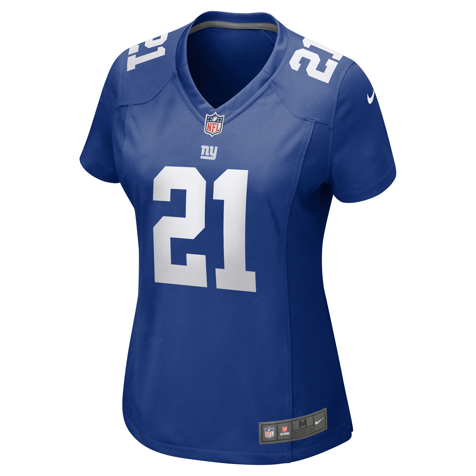 Alternative view of Women's New York Giants Bobby McCain Royal Women's Team Color Jersey JS4206 nicesnker