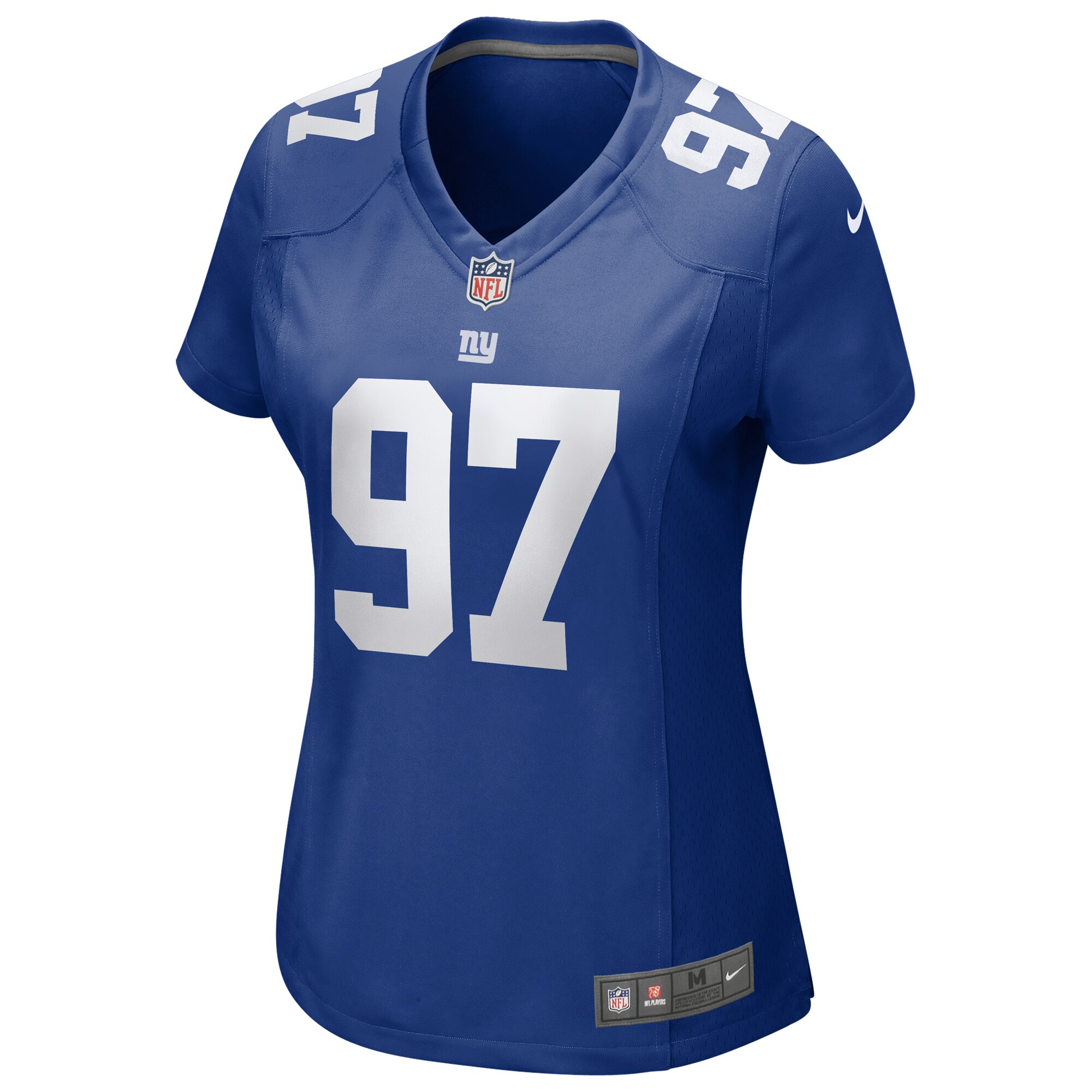 Alternative view of Women's New York Giants Dexter Lawrence II Royal Team Game Player Jersey JS2267 nicesnker