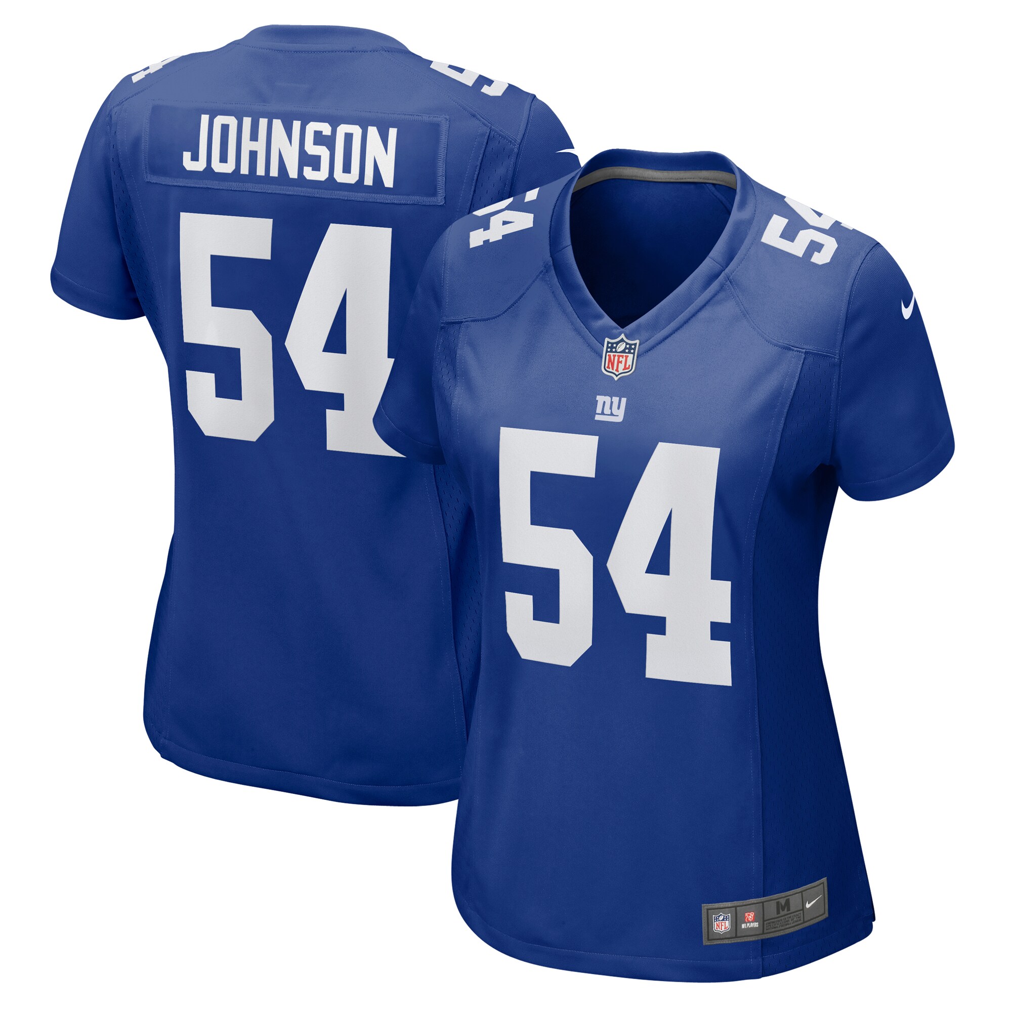 Women's New York Giants Dyontae Johnson Royal Game Jersey JS9245 nicesnker