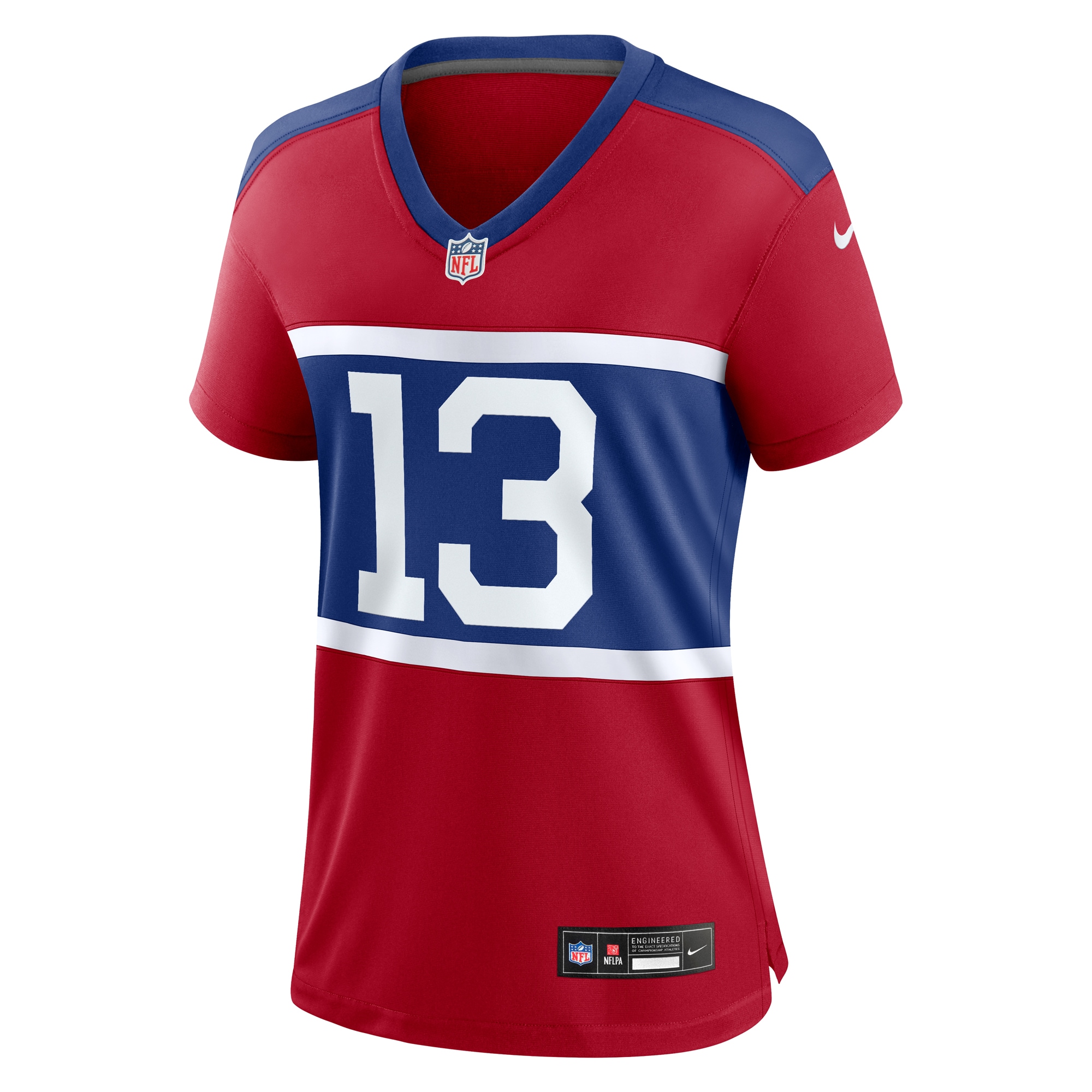 Alternative view of Women's New York Giants Jalin Hyatt Century Red Alternate Player Game Jersey JS4312 nicesnker