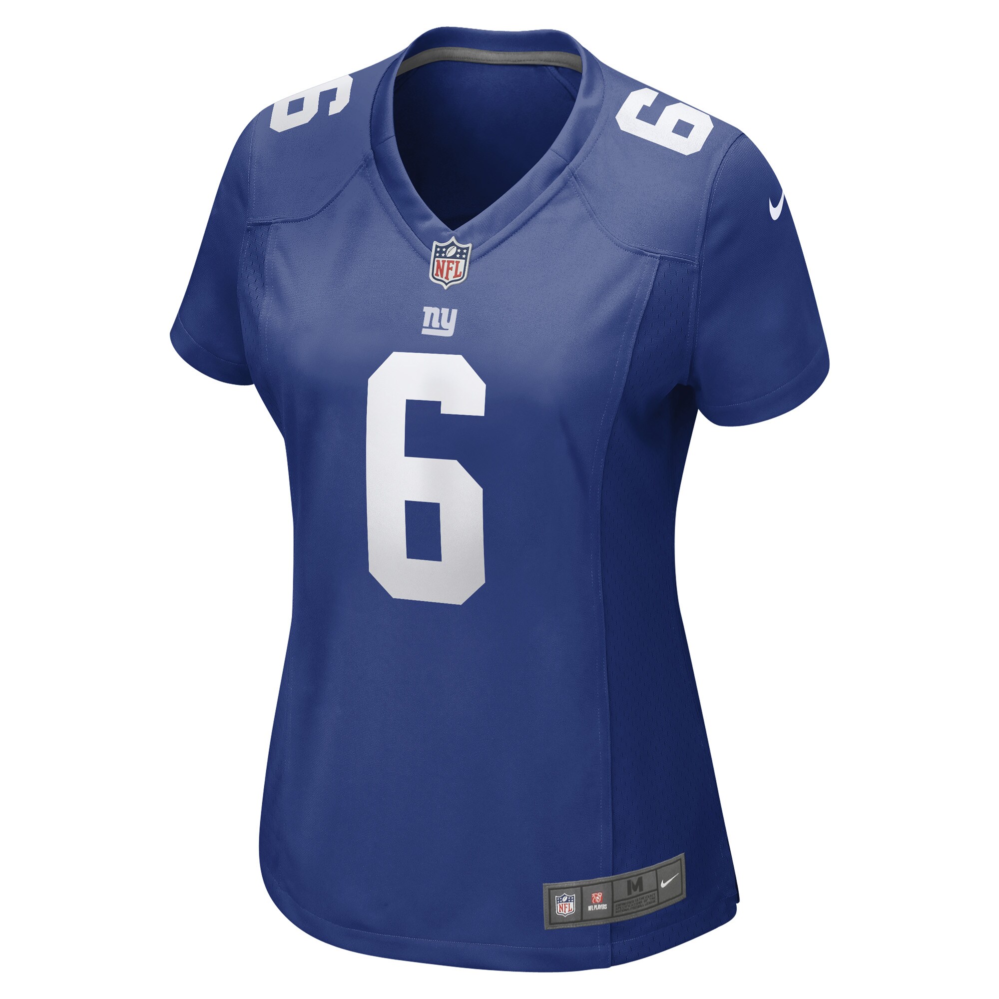 Alternative view of Women's New York Giants Jamie Gillan Royal Game Player Jersey JS4143 nicesnker