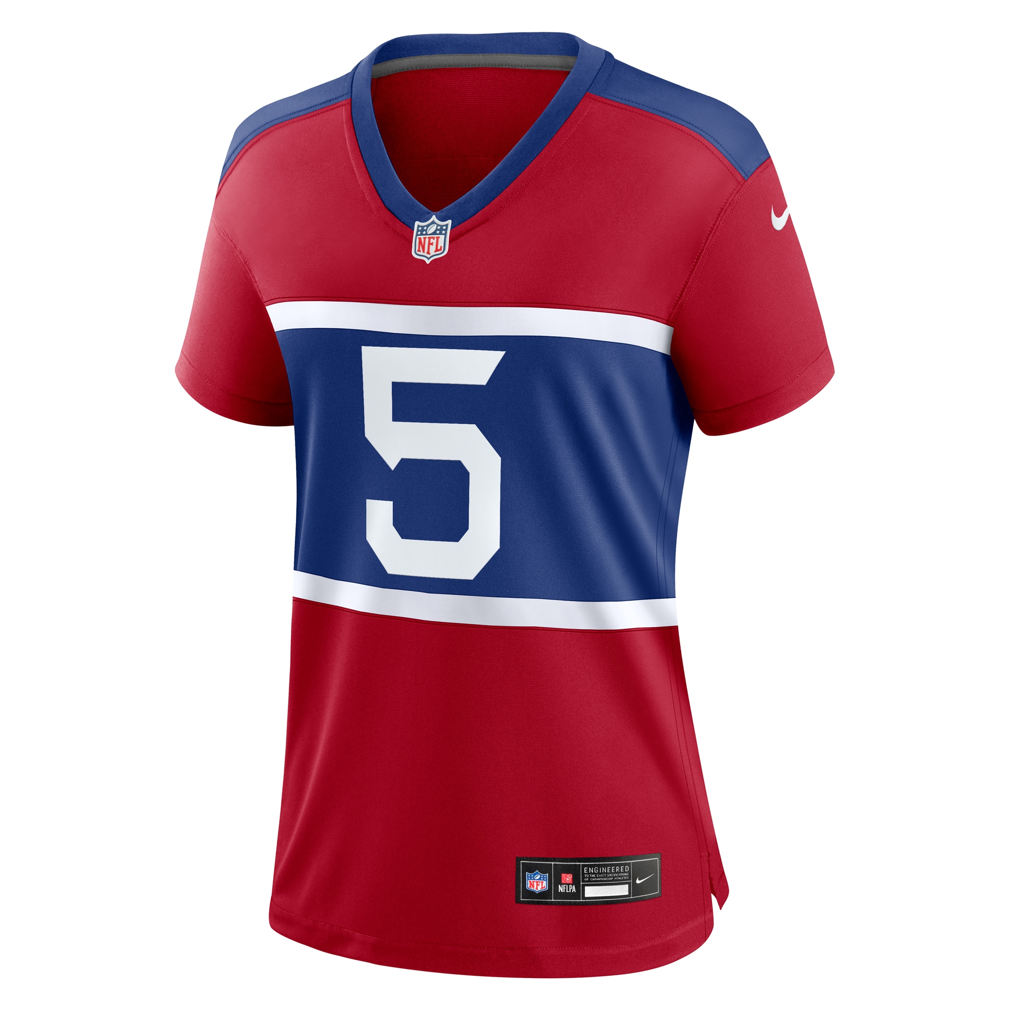 Alternative view of Women's New York Giants Kayvon Thibodeaux Century Red Alternate Player Game Jersey JS4794 nicesnker