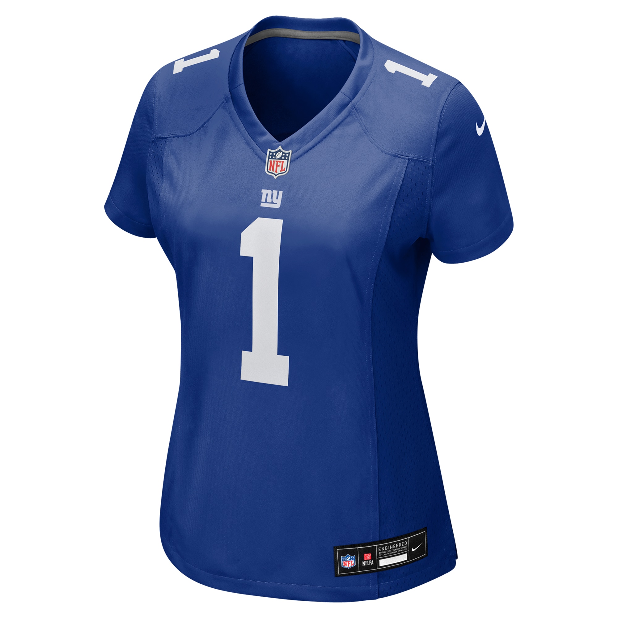 Alternative view of Women's New York Giants Malik Nabers Royal Game Jersey JS2525 nicesnker