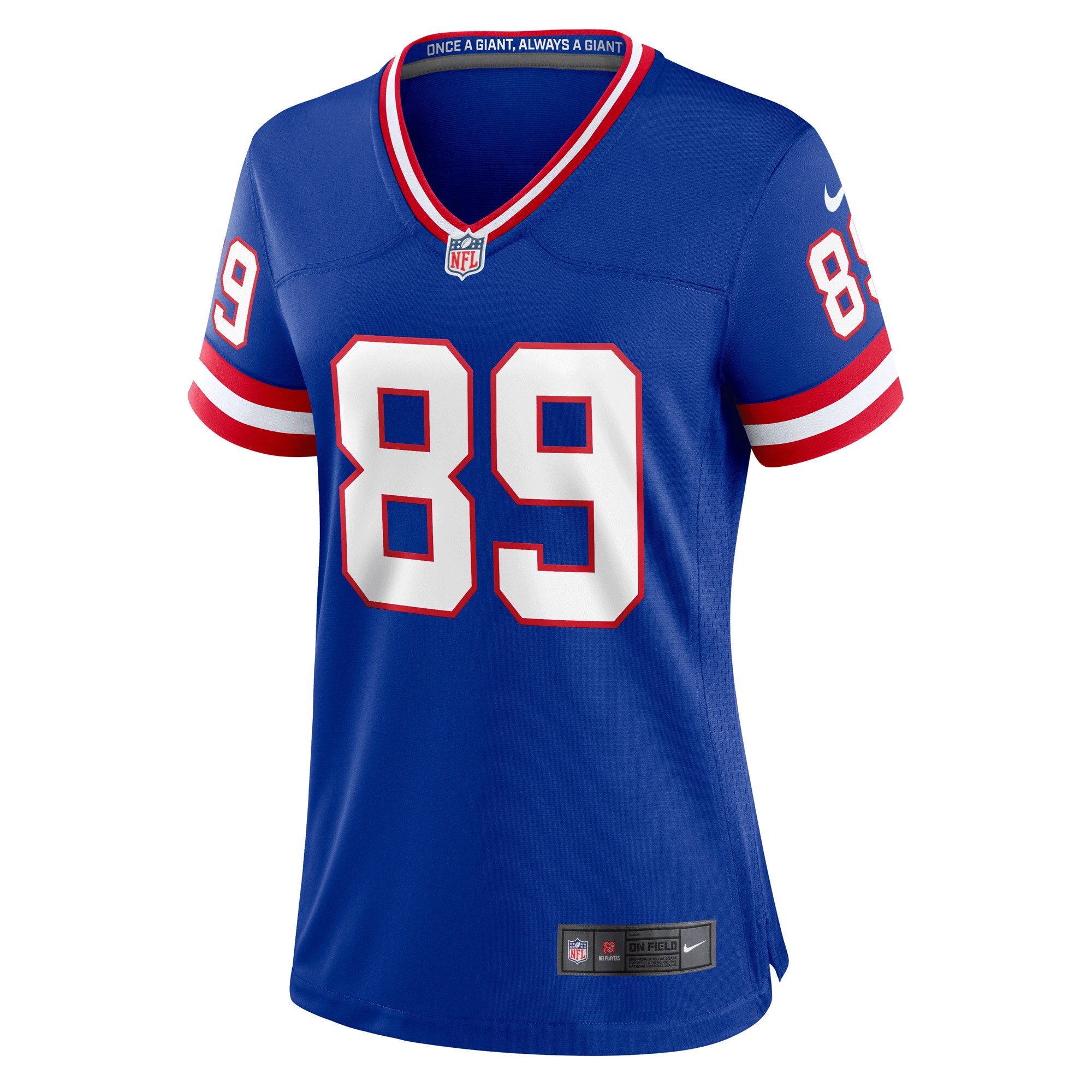 Alternative view of Women's New York Giants Mark Bavaro Royal Classic Retired Player Game Jersey JS6509 nicesnker