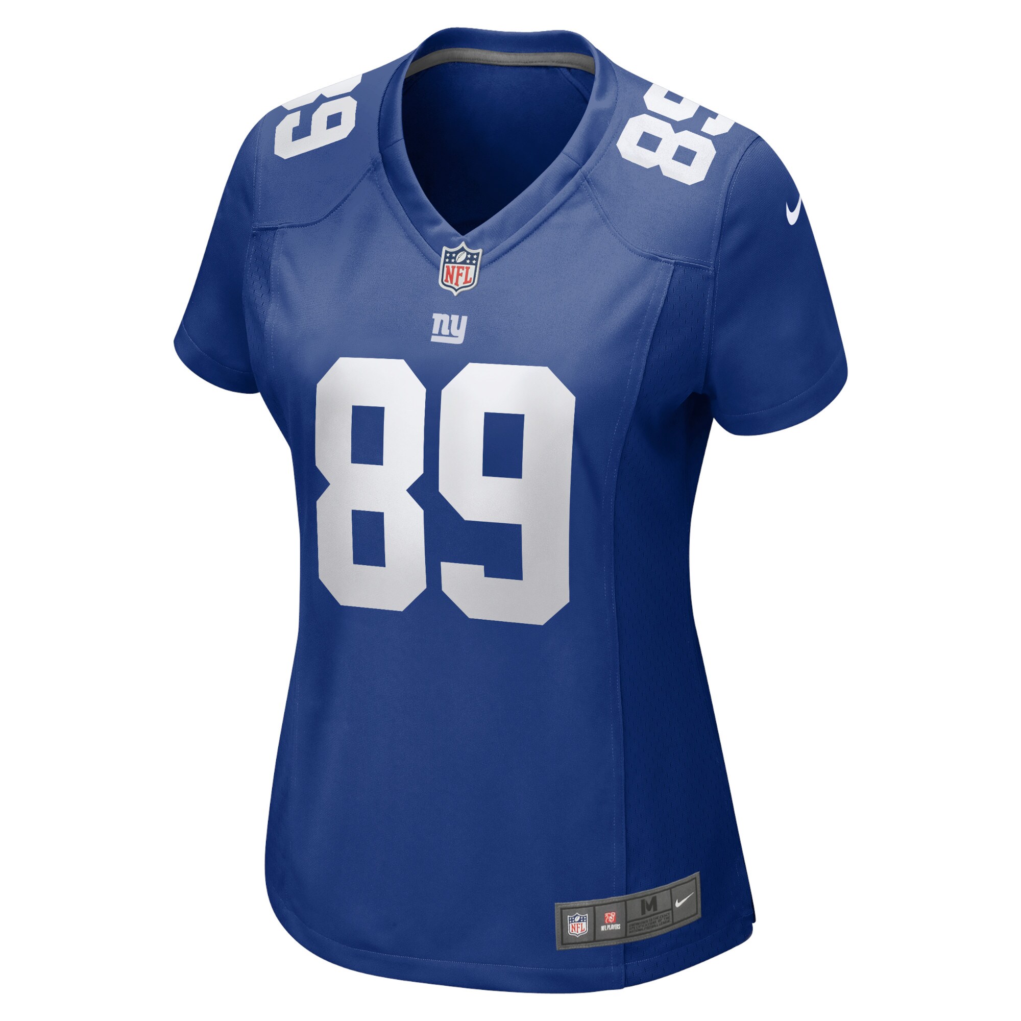 Alternative view of Women's New York Giants Nick Vannett Royal Home Game Player Jersey JS2535 nicesnker