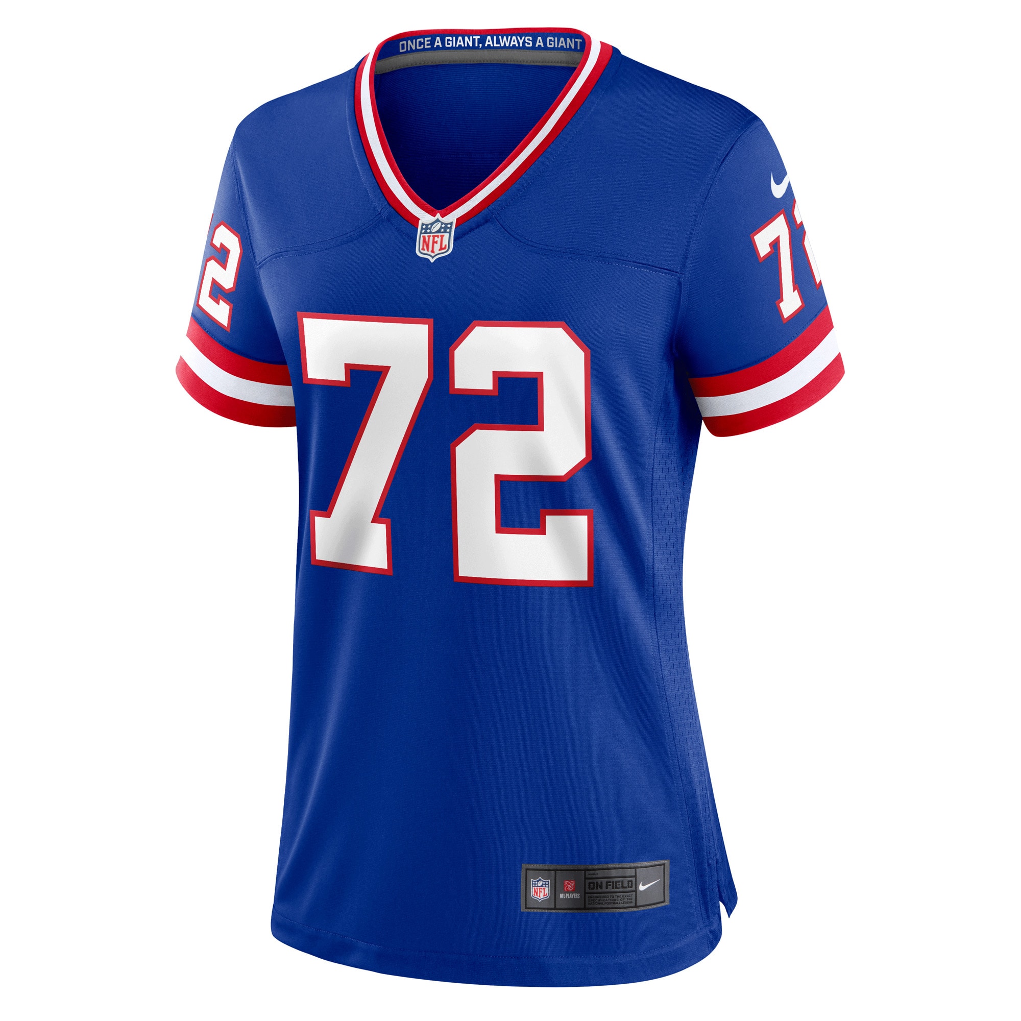 Alternative view of Women's New York Giants Osi Umenyiora Royal Classic Retired Player Game Jersey JS2131 nicesnker