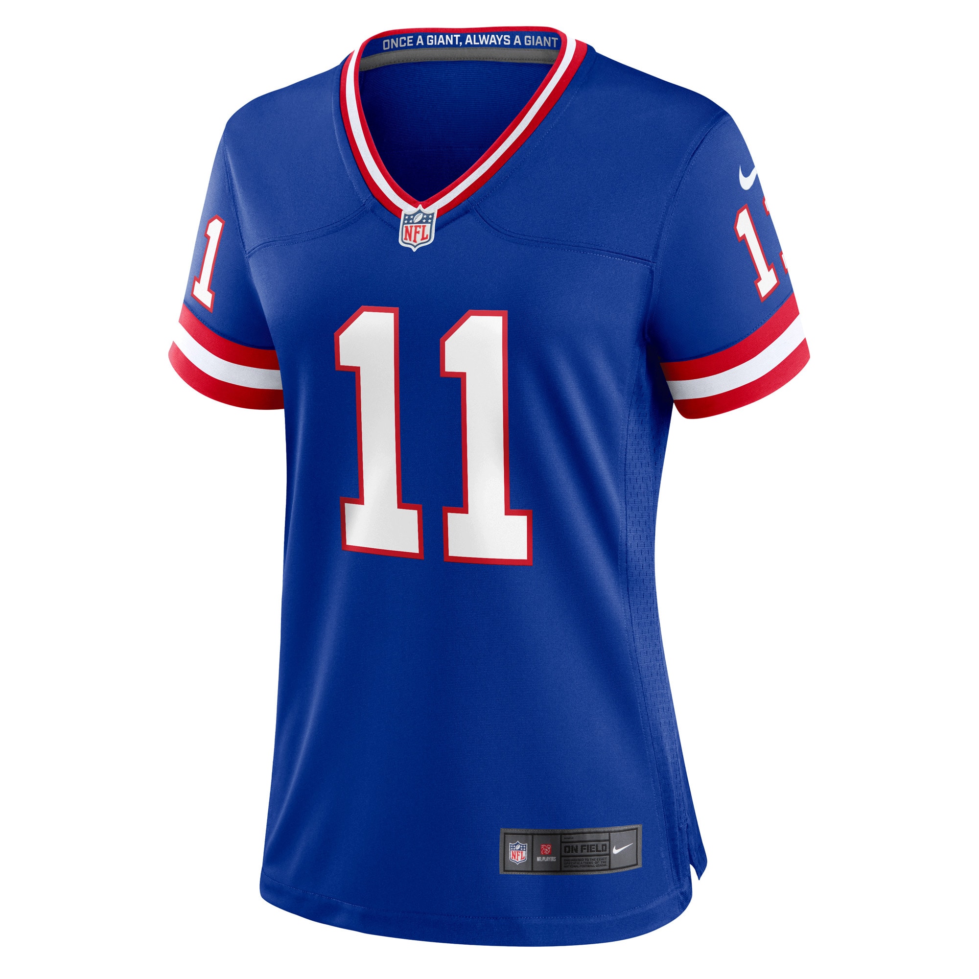 Alternative view of Women's New York Giants Phil Simms Royal Classic Retired Player Game Jersey JS2770 nicesnker