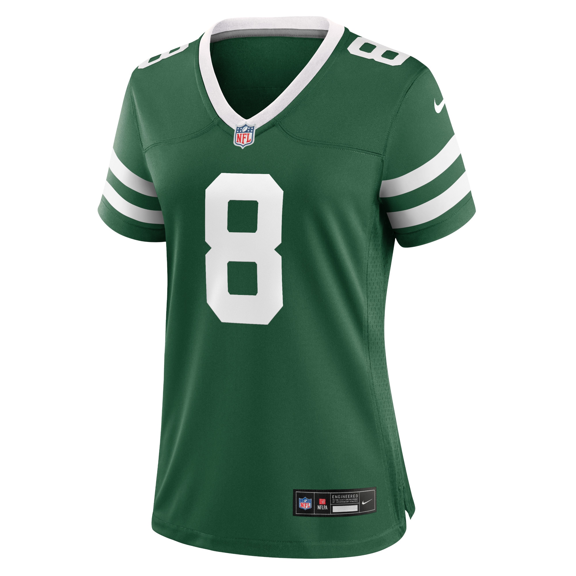 Alternative view of Women's New York Jets Aaron Rodgers Legacy Green Game Jersey JS1318 nicesnker
