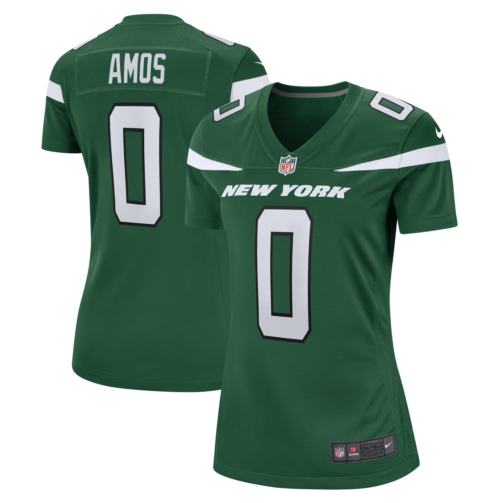 Women's New York Jets Adrian Amos Gotham Green Game Jersey JS4829 nicesnker