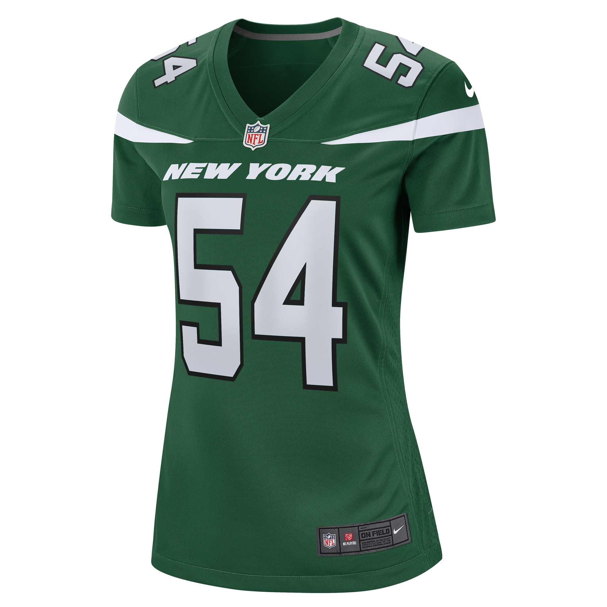 Alternative view of Women's New York Jets Billy Turner Gotham Green Game Jersey JS5079 nicesnker